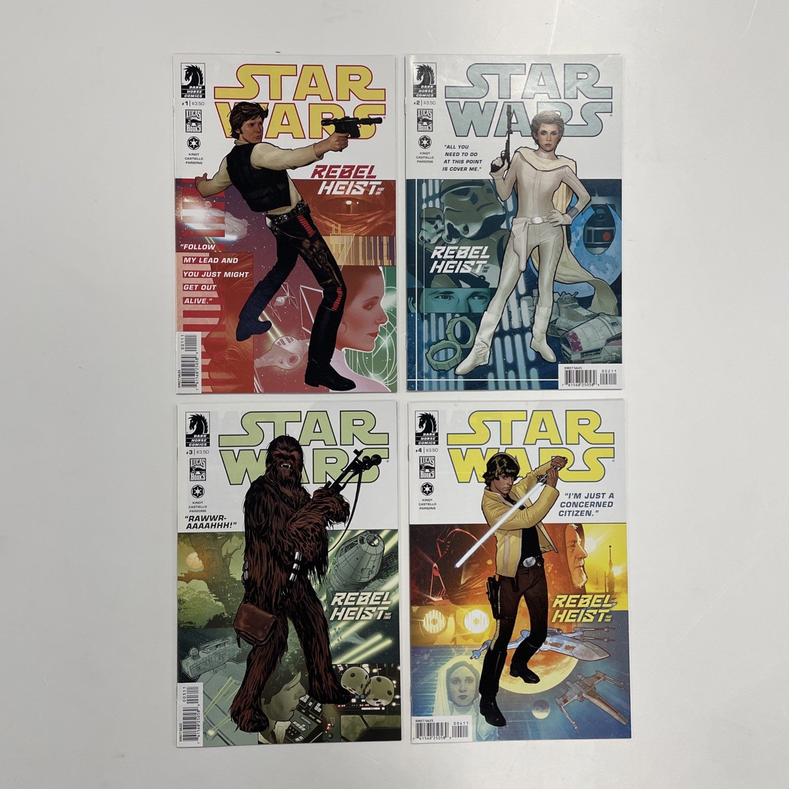 Star Wars: Rebel Heist #1-4 2014 High Grade Complete Set Dark Horse0