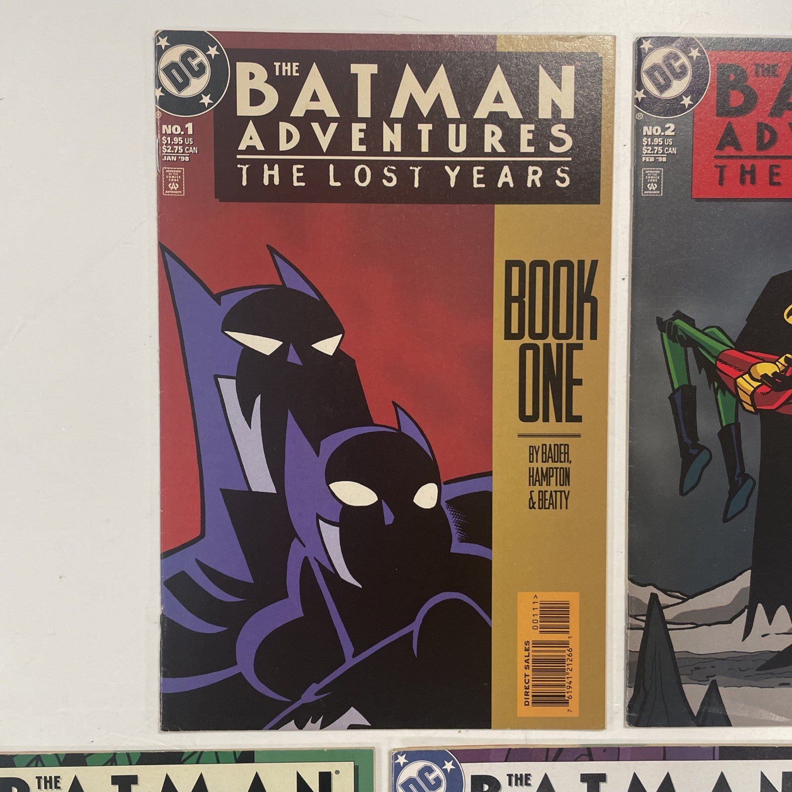 Batman Adventures The Lost Years #1-5 1998 Mid Grades Complete Set1