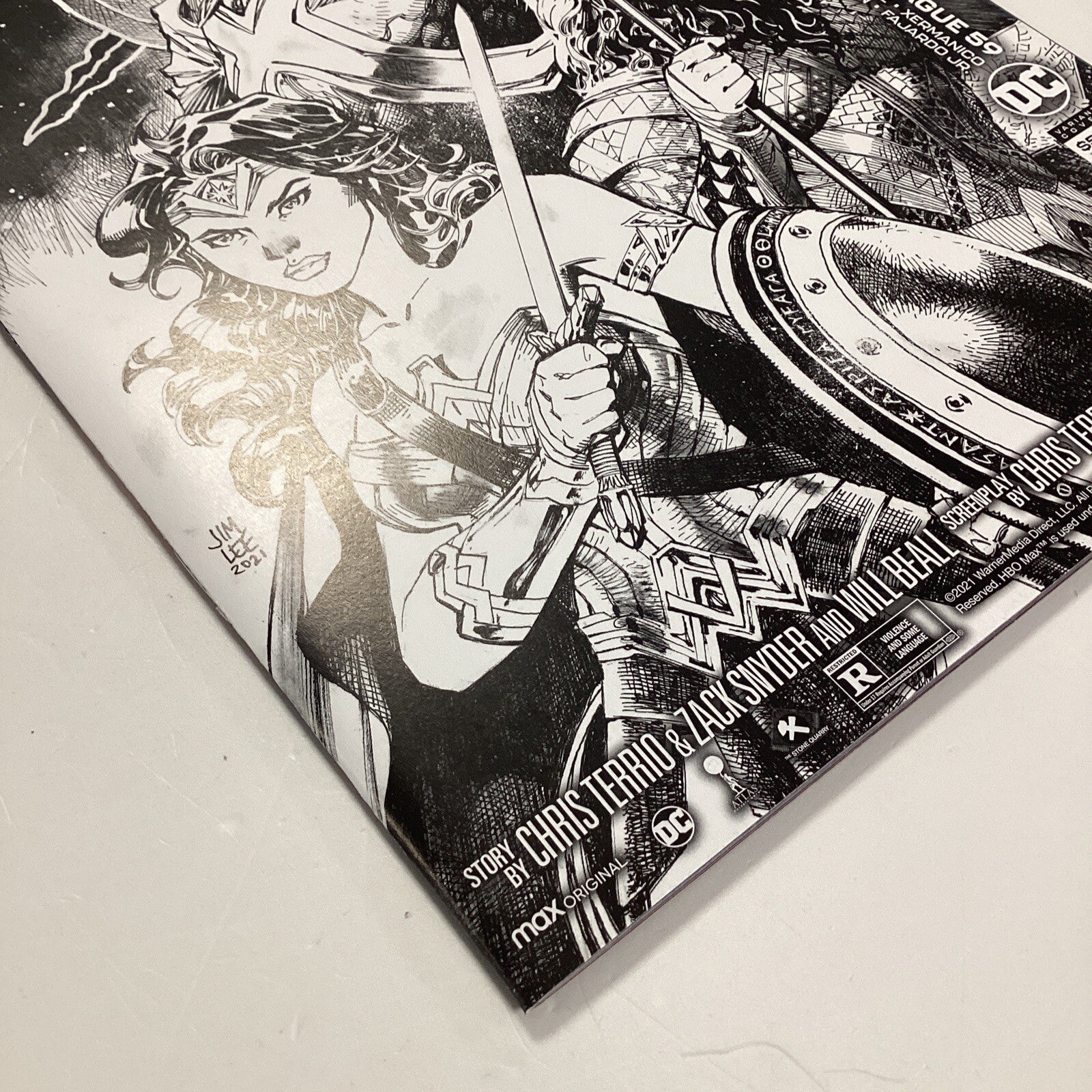Justice League #59 2021 NM 1:100 Jim Lee Variant Snyder Cut3