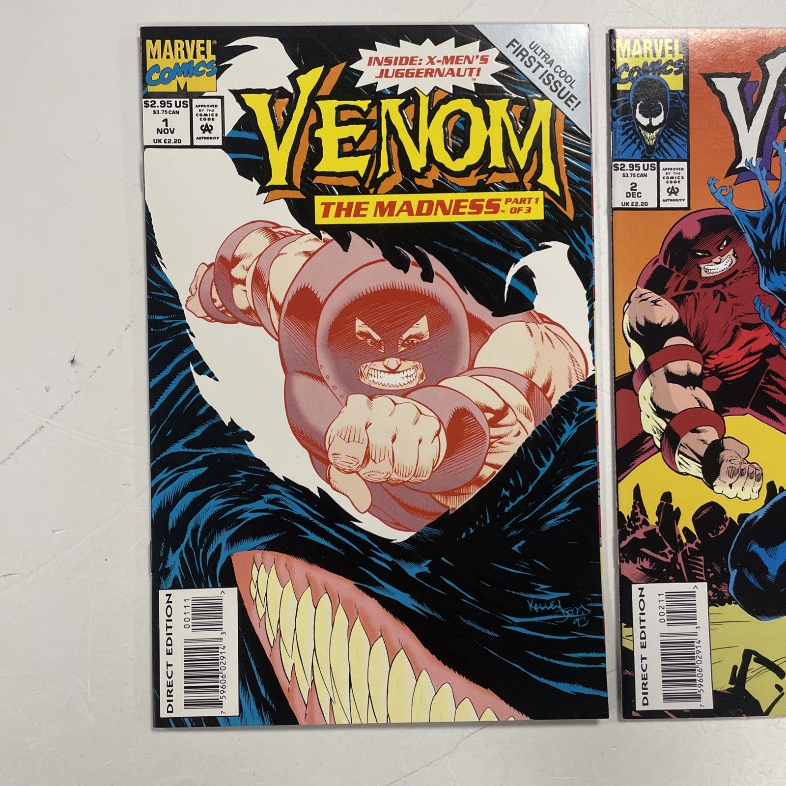 Venom The Madness #1-3 1993 VF/NM Complete Set1