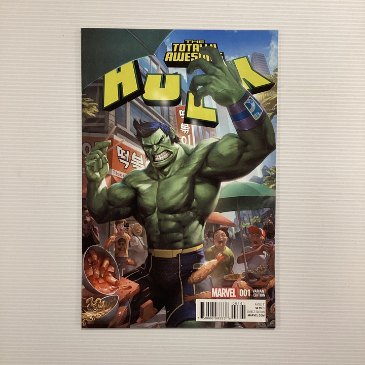 Totally Awesome Hulk #1 2016 VF+ Woo Cheol 1:25 Variant0