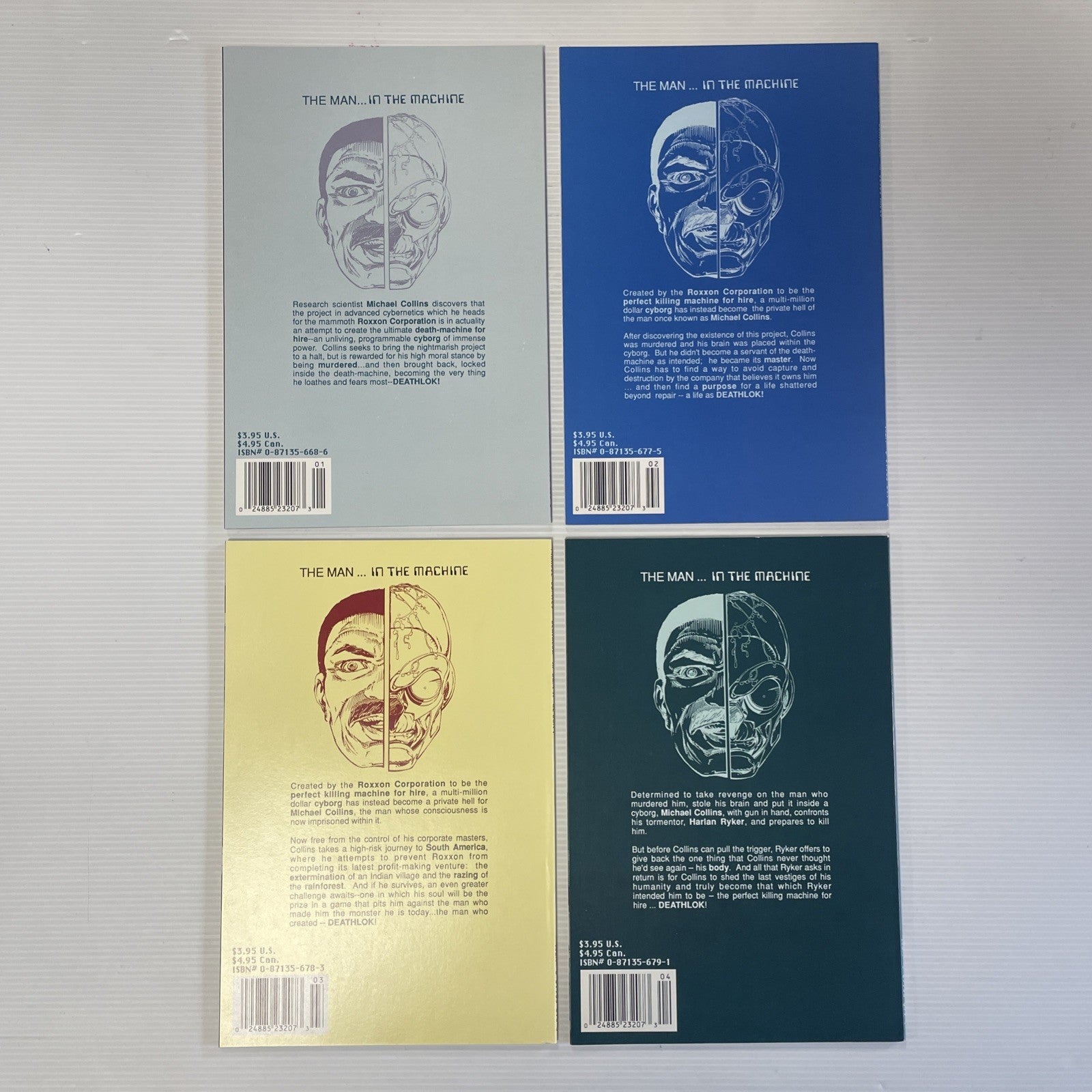 Deathlok #1-4 1990 NM Complete Mini Series6