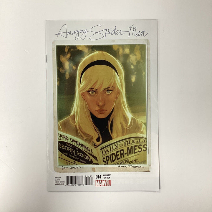 Amazing Spider-Man #14 2015 NM Gwen Stacey Noto Variant