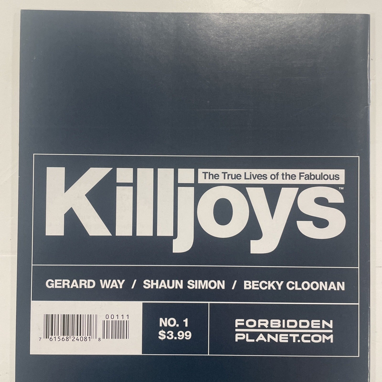 True Lives Of The Fabulous Killjoys #1 2013 VF Forbidden Planet Variant **5