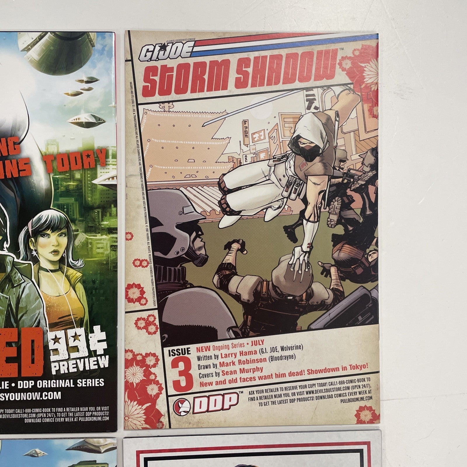 GI Joe Storm Shadow #1-7 2007 Complete Set7