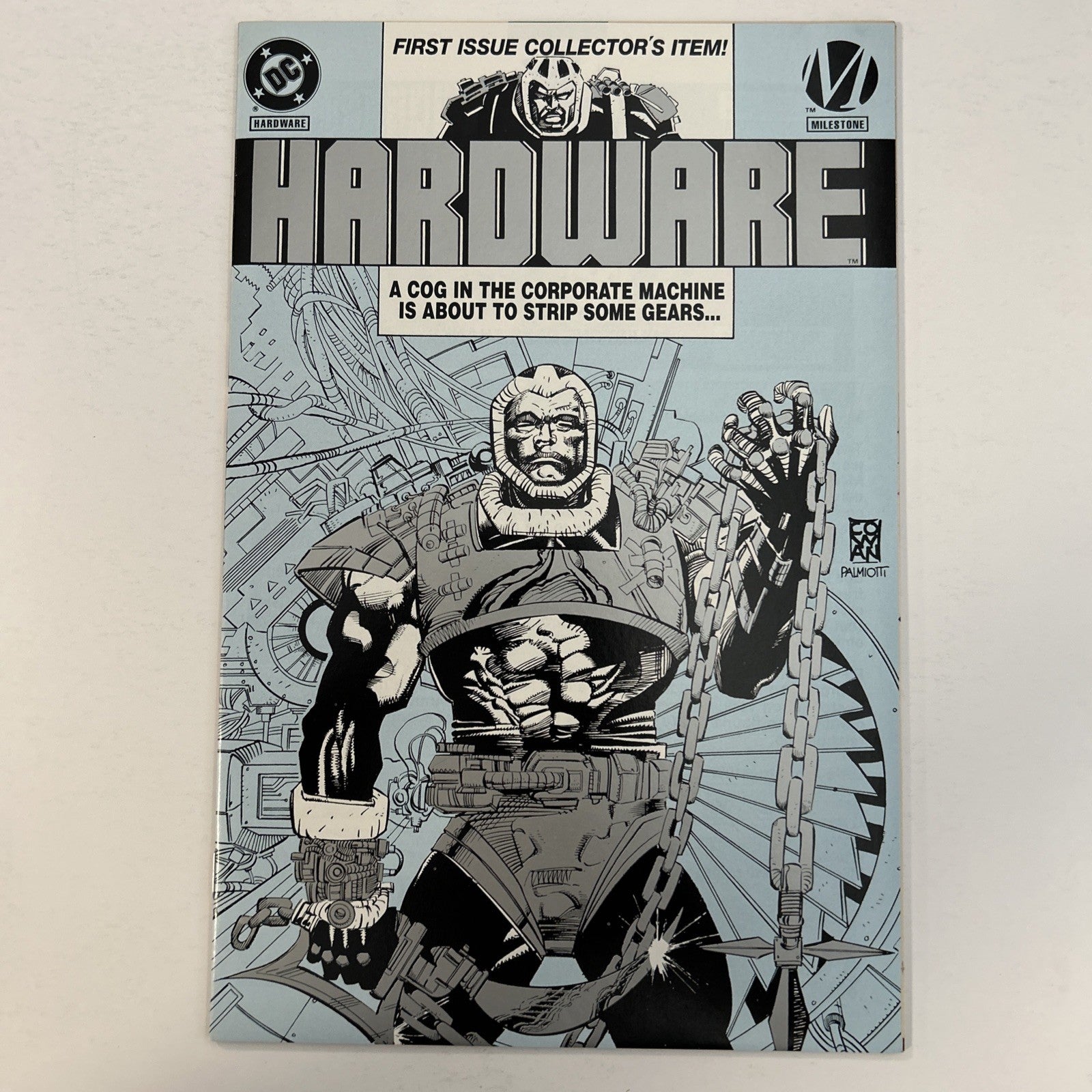 Hardware #1 1993 VF+ Milestone Platinum Edition0