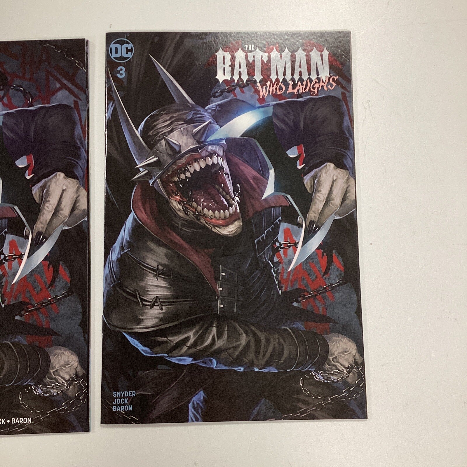 Batman Who Laughs #3 2019 NM Skan Srisuwan Trade Dress & Minimal Variant2