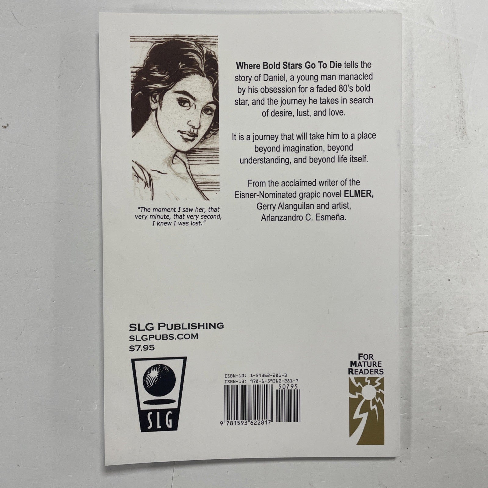 Where Bold Stars Go to Die 2013 1st Print, SLG, Slave Labor Graphics4