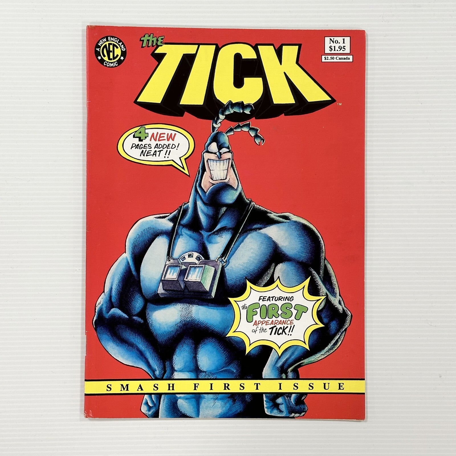The Tick #1 1989 2nd Print  FN/VF 1st appearance of The Tick New England Comics0