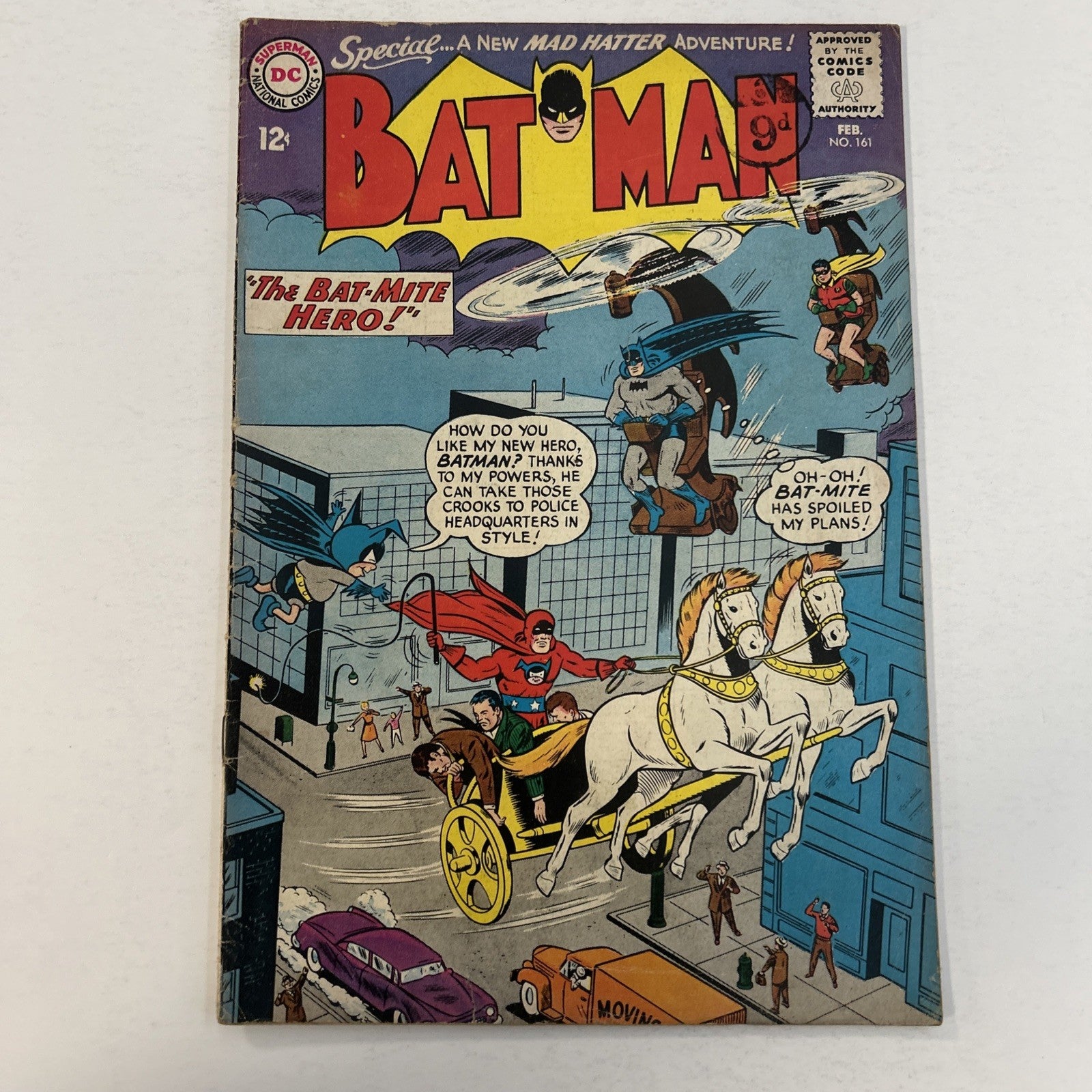 Batman #161 1964 VG Pence Stamp0
