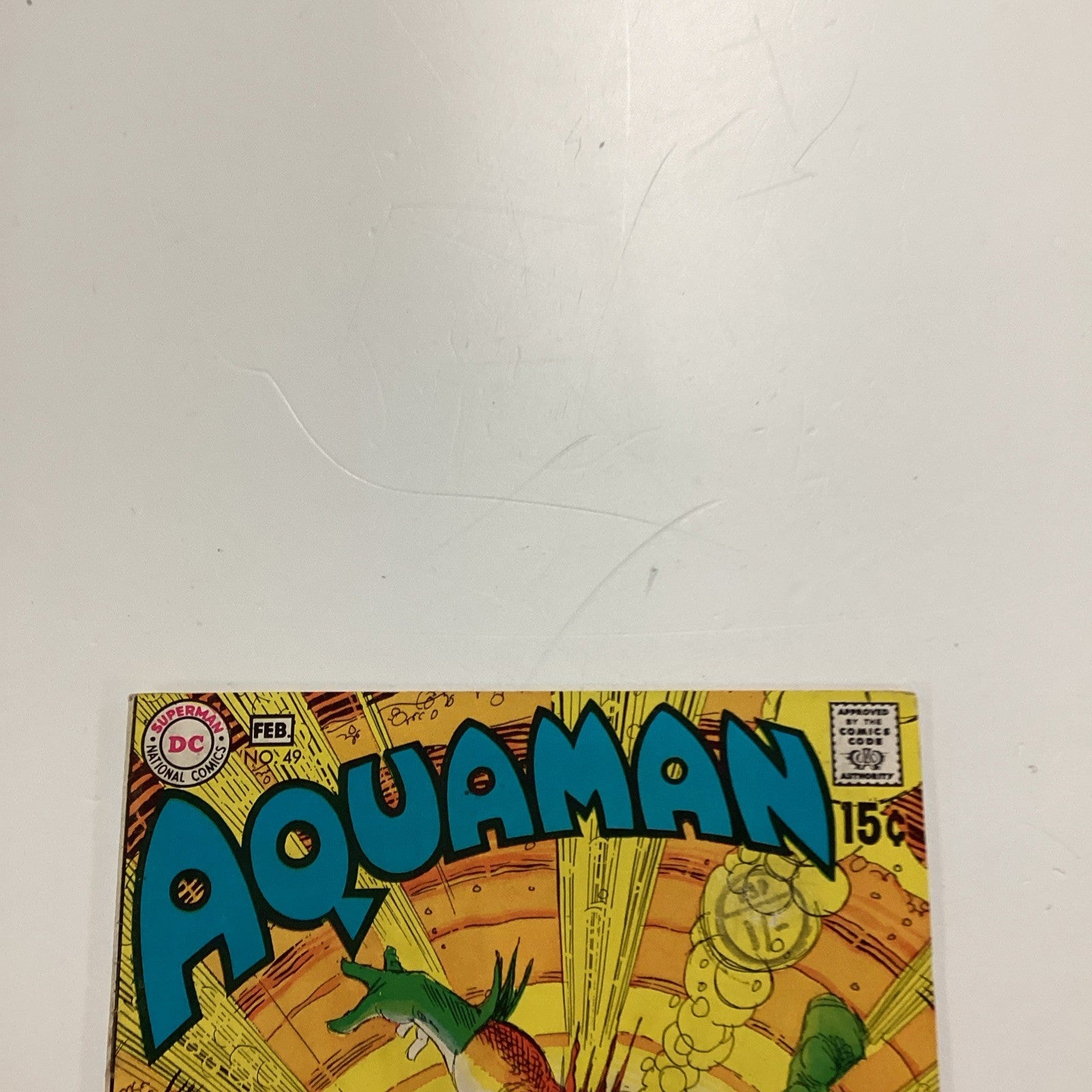 Aquaman #49 1970 VG+ Nick Cardy Cover Pence Stamp (2)1