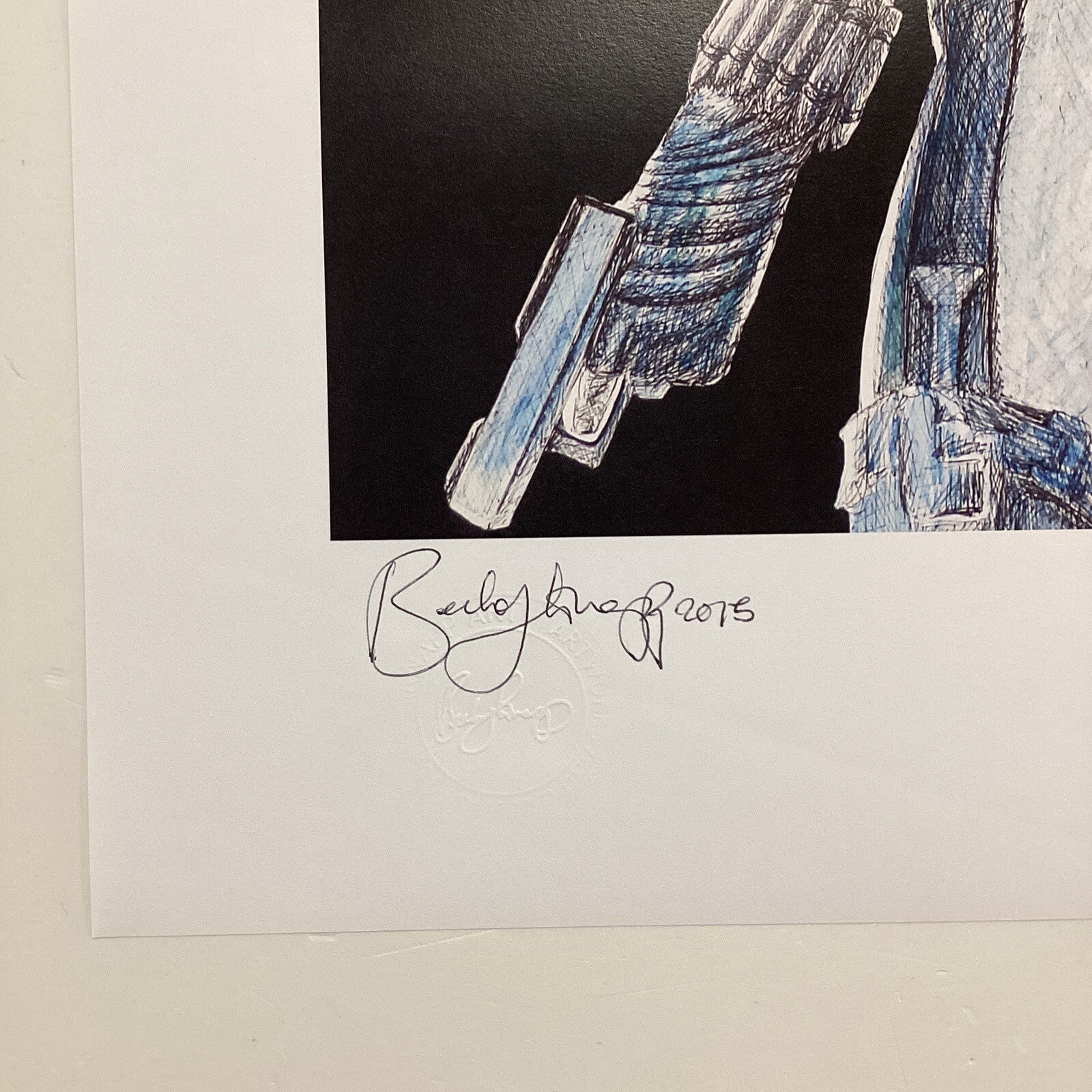 Black Widow Signed Art Print by Becky Knapp4