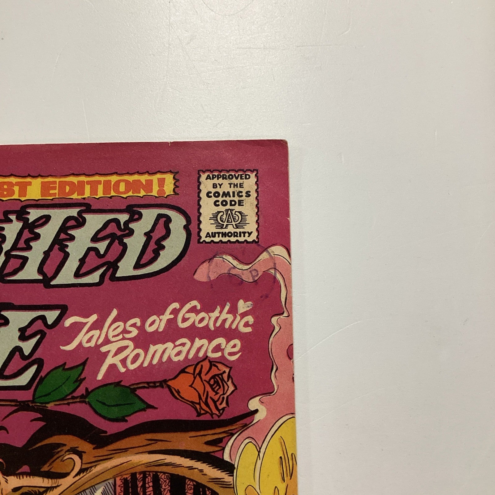 Haunted Love #1 1973 VG Charlton Comics Pence Stamp6