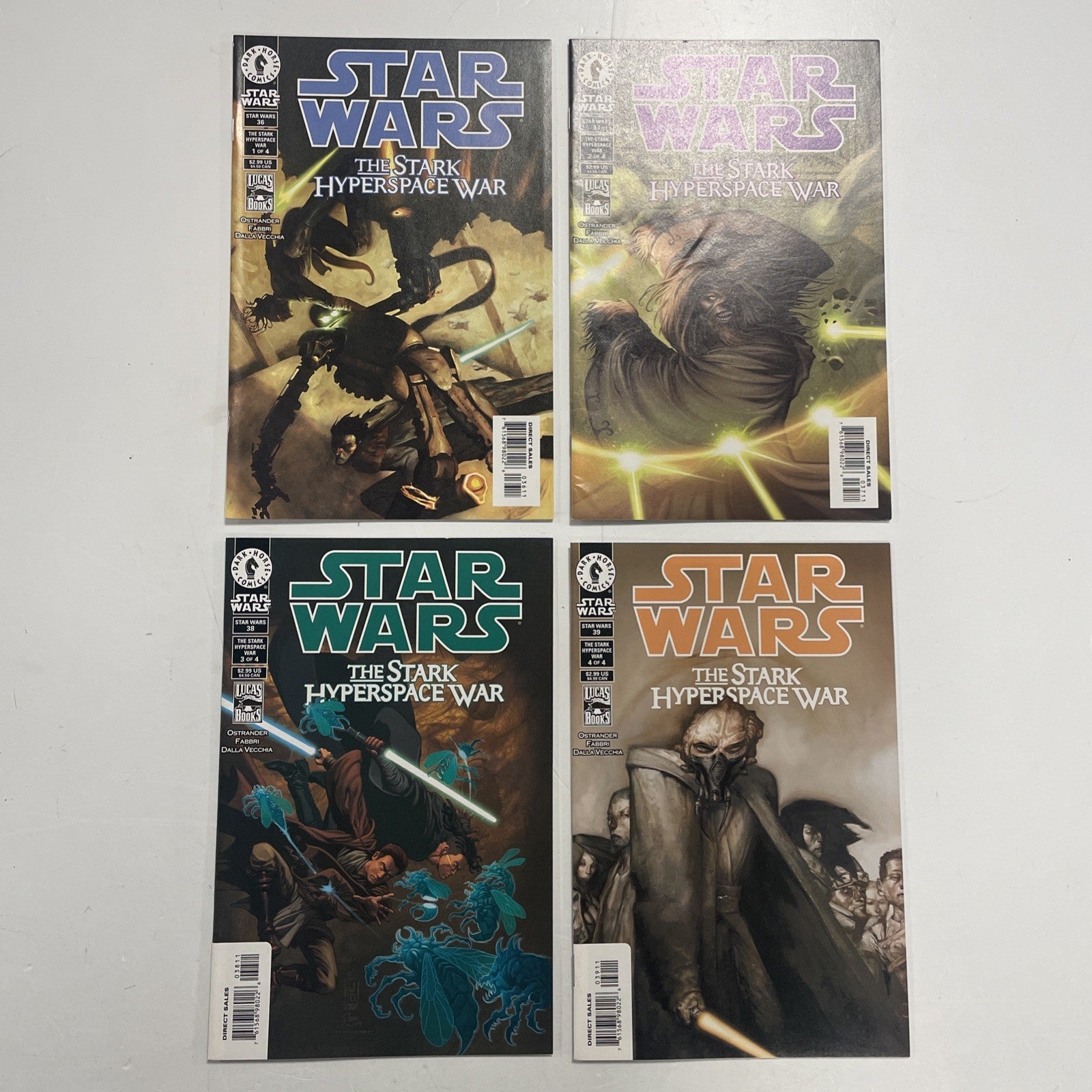 Star Wars #36-39 The Stark Hyperspace War #1-4 2001 VF/NM Set Dark Horse0