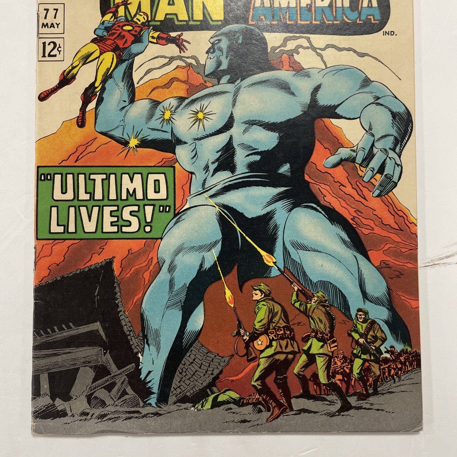 Tales Of Suspense #77 1966 FN+ 1st Appearance of Peggy Carter & Ultimo2