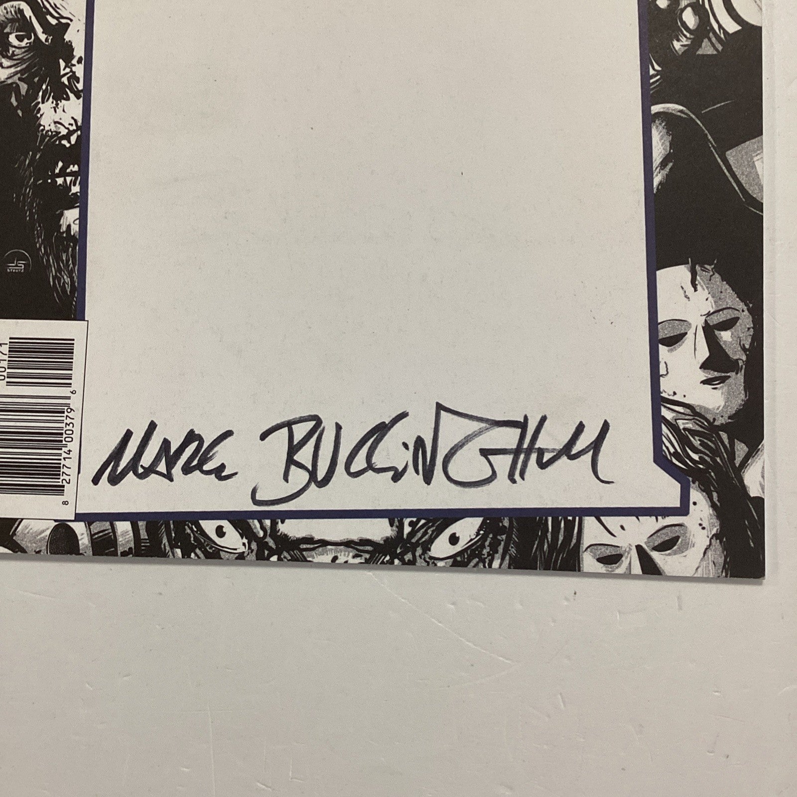 Doctor Who #1 2012 VF/NM Blank Sketch Signed By Mark Buckingham5