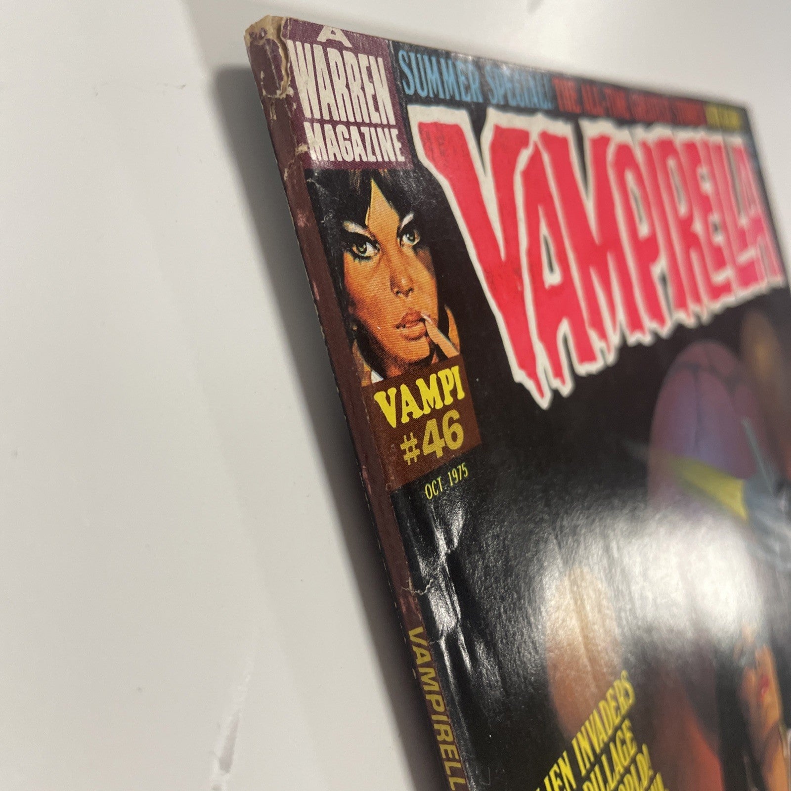 Vampirella #46 1975 VG Warren Magazine *slight split top of spine6