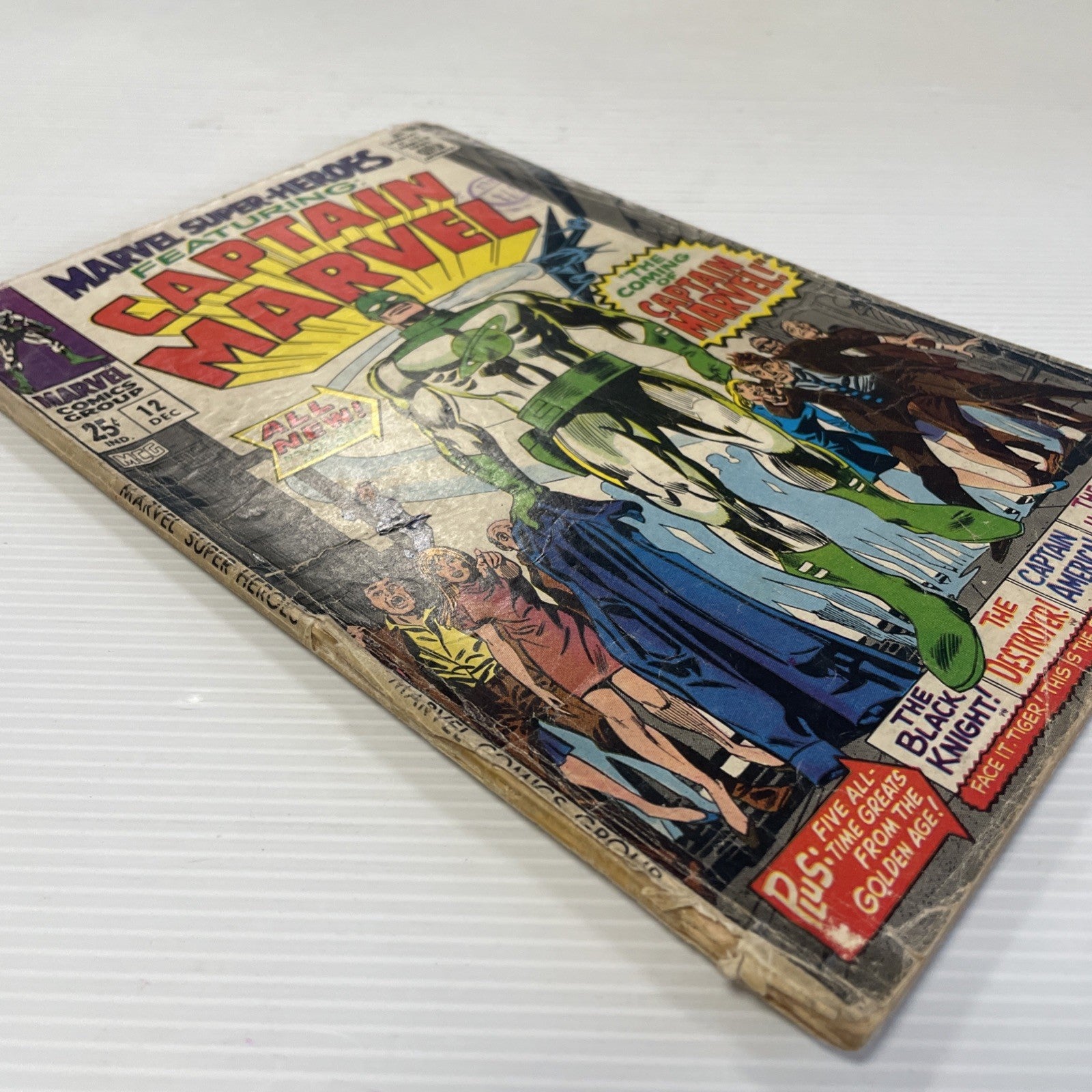 Marvel Super-Heroes #12 1967 GD+ 1st Appearance and origin Captain Marvel3