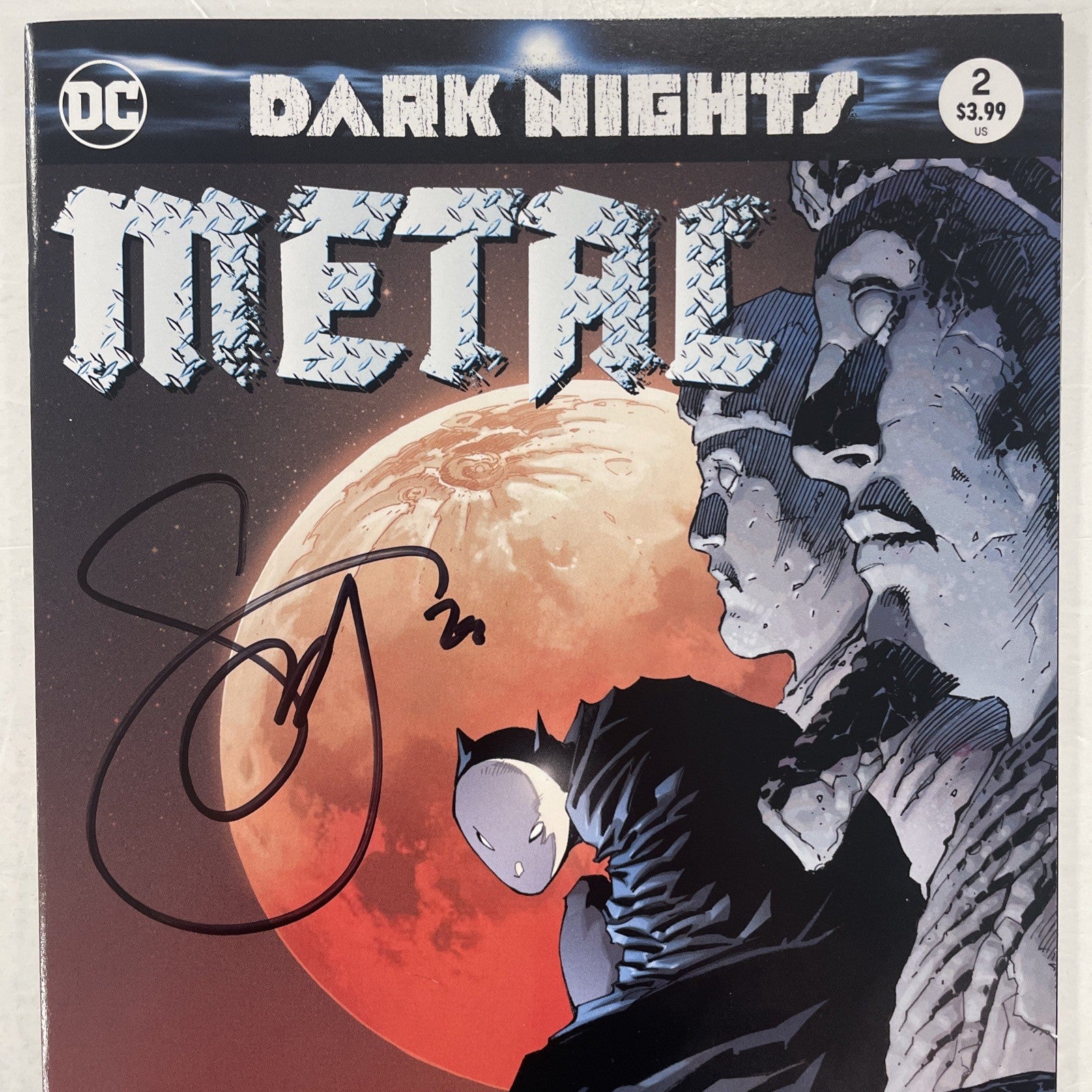 Dark Knights Metal  #2 2017 NM Andy Kubert Variant Signed Scott Snyder1