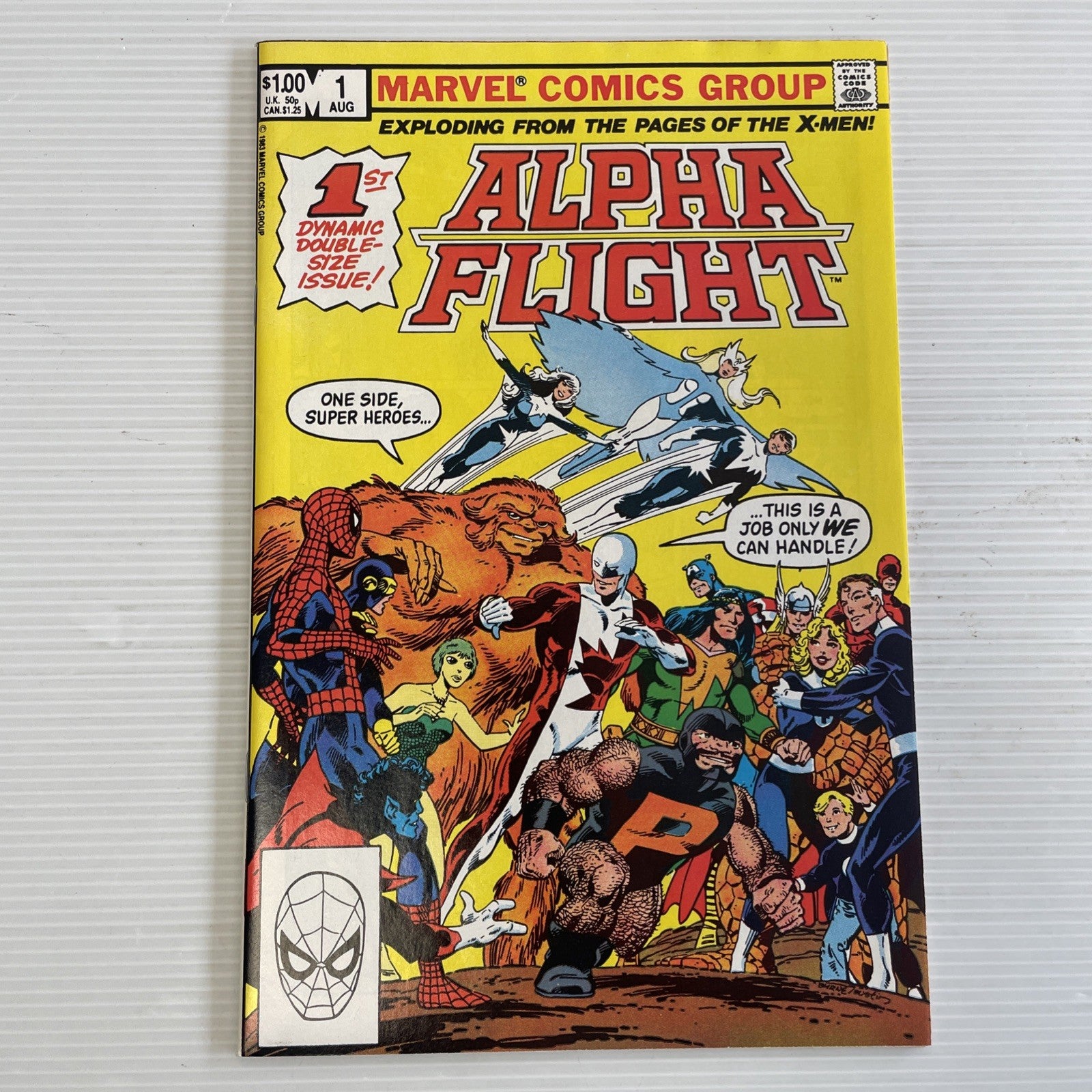 Alpha Flight #1 1983 VF 1st Appearance of Puck & Marrina0