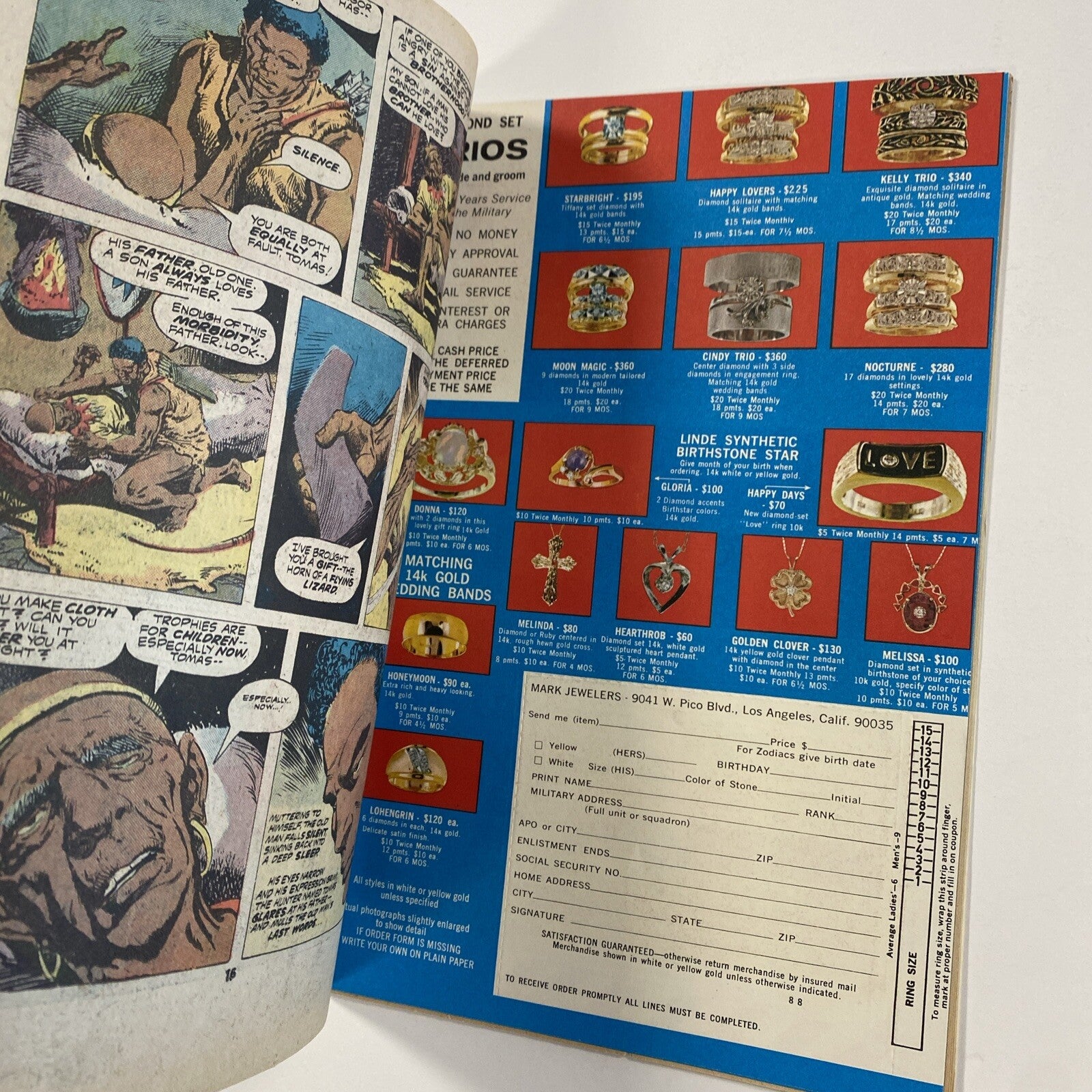 Ka-Zar #9 1975 FN Mark Jewelers insert!9
