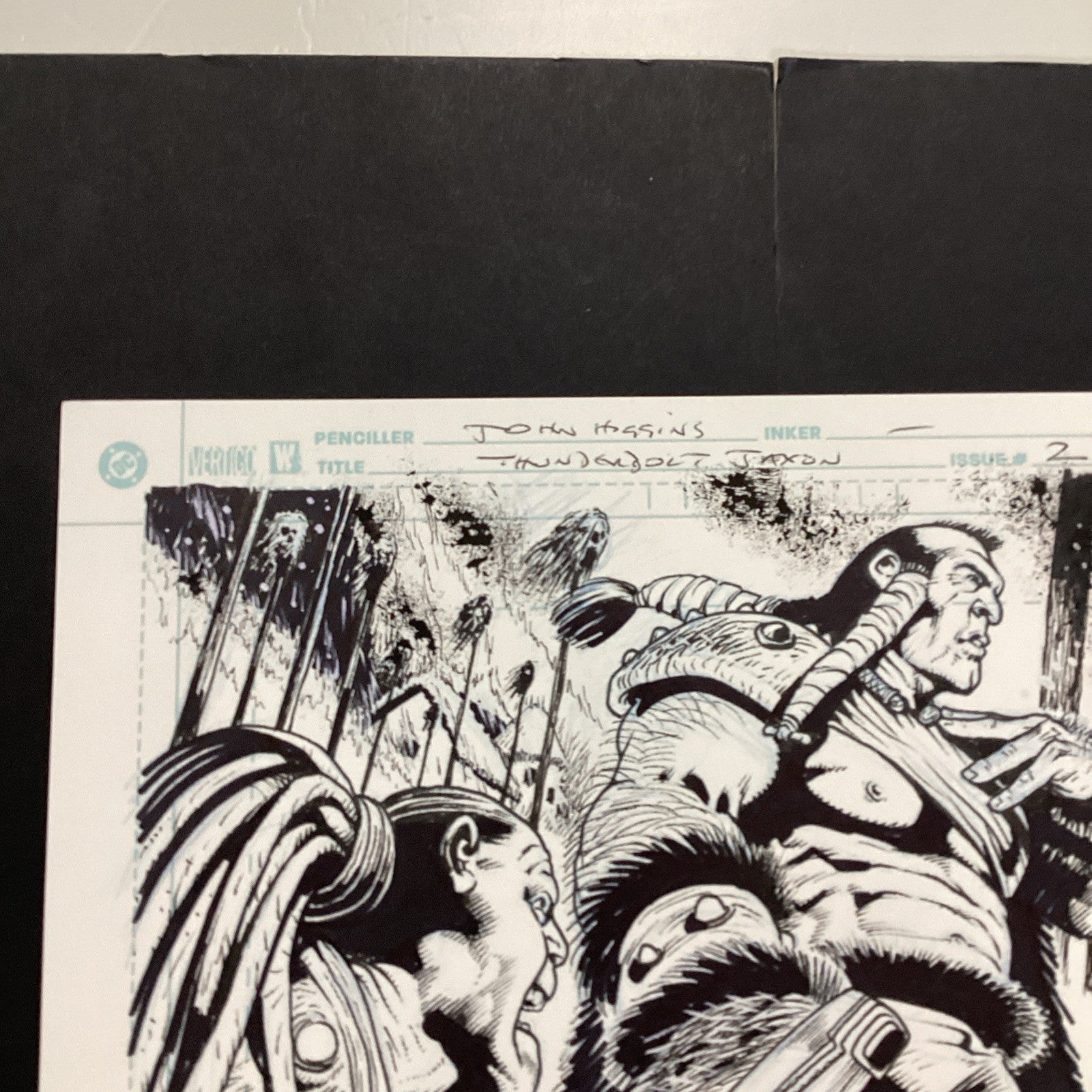 Original Artwork for Thunderbolt Jaxon #2 Page 6 By John Higgins 20065