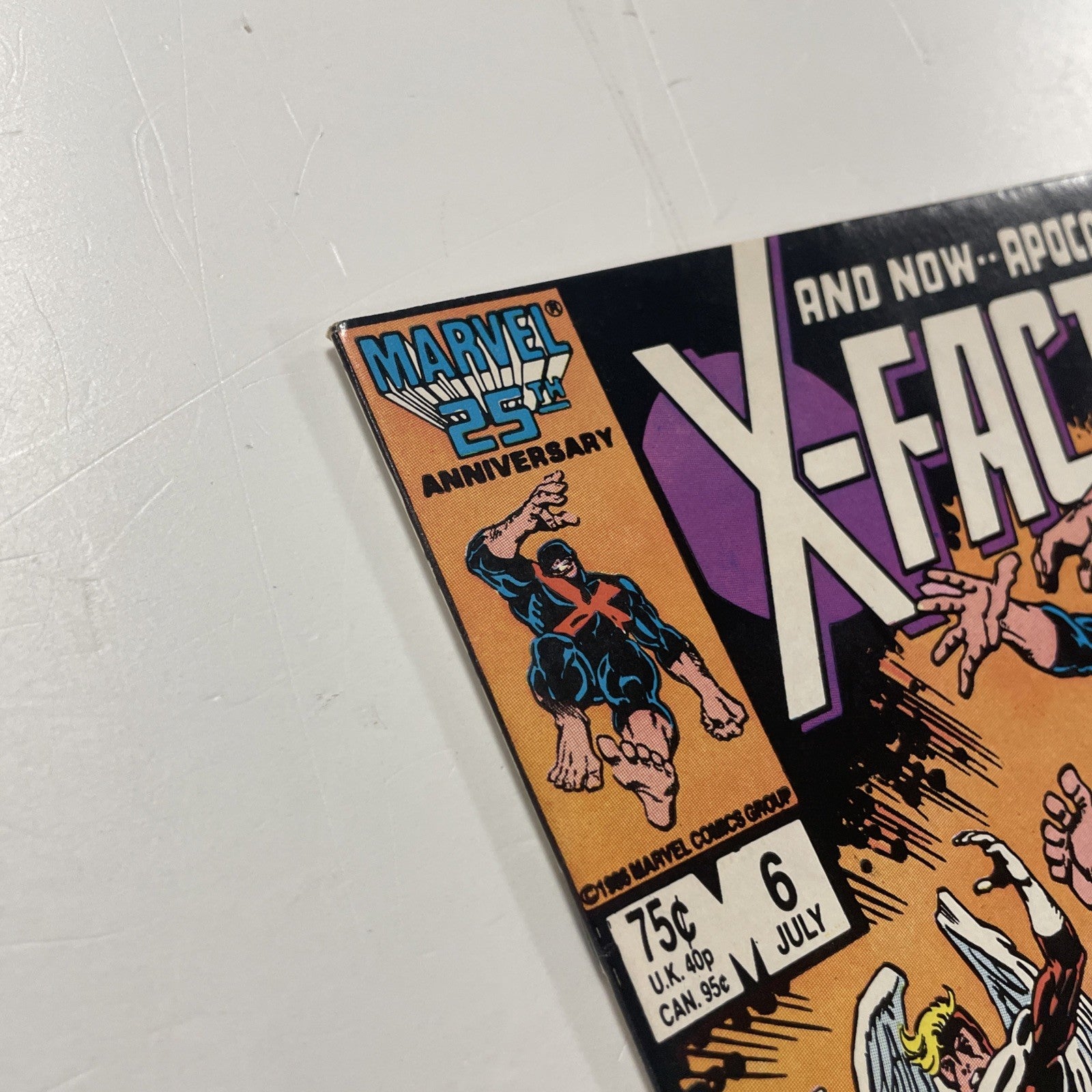 X-factor #6 1986 FN/VF 1st Full Appearance of Apocalypse (3)5
