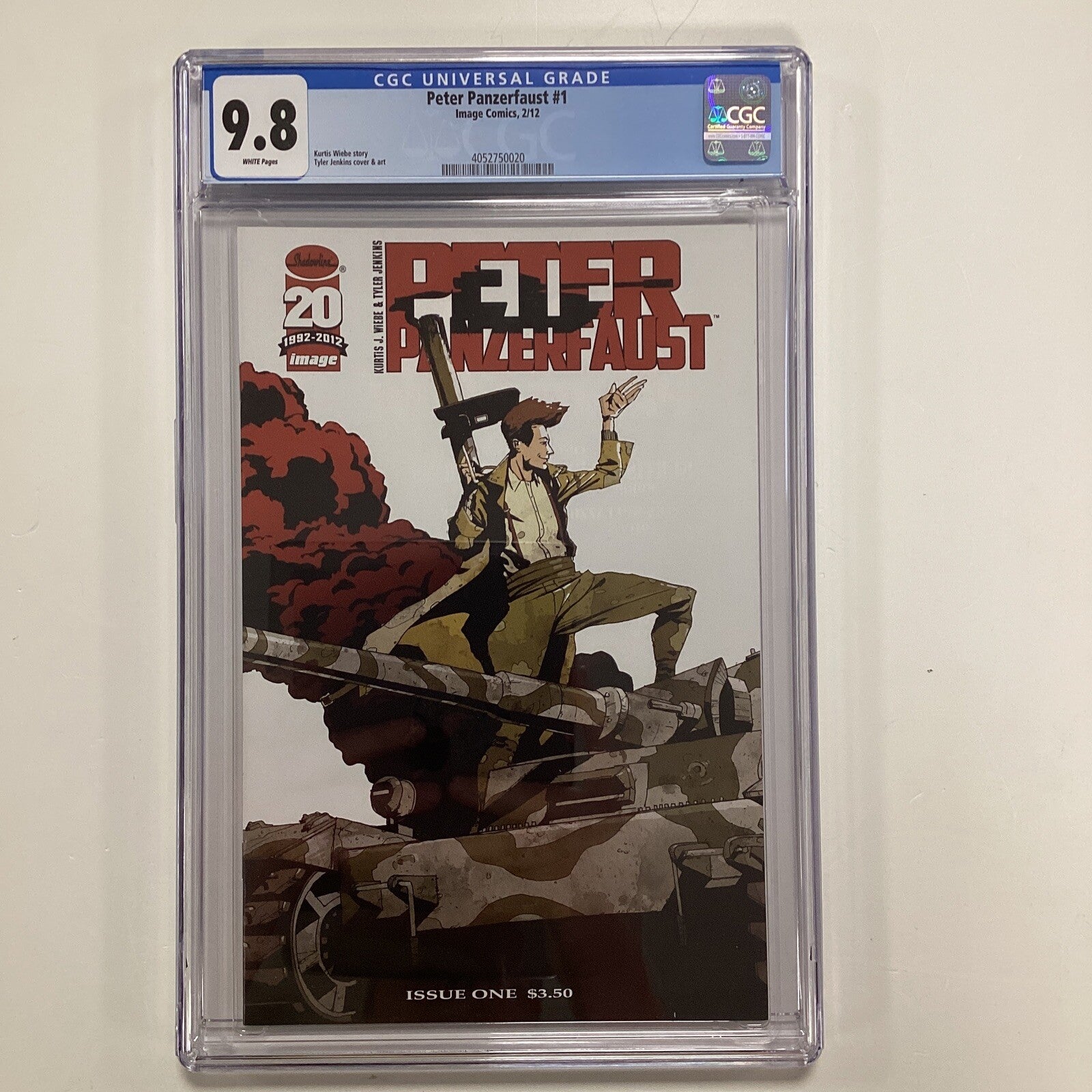 Peter Panzerfaust #1 2012 CGC 9.8 White Pages0