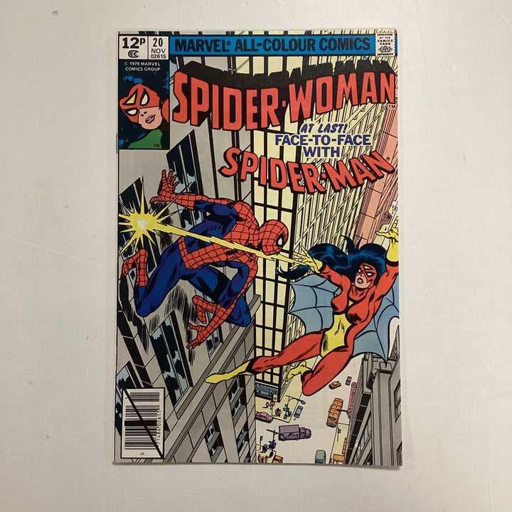 Spider-woman #20 1979 VF/NM 1st Meeting wit Spider-man Pence Copy0