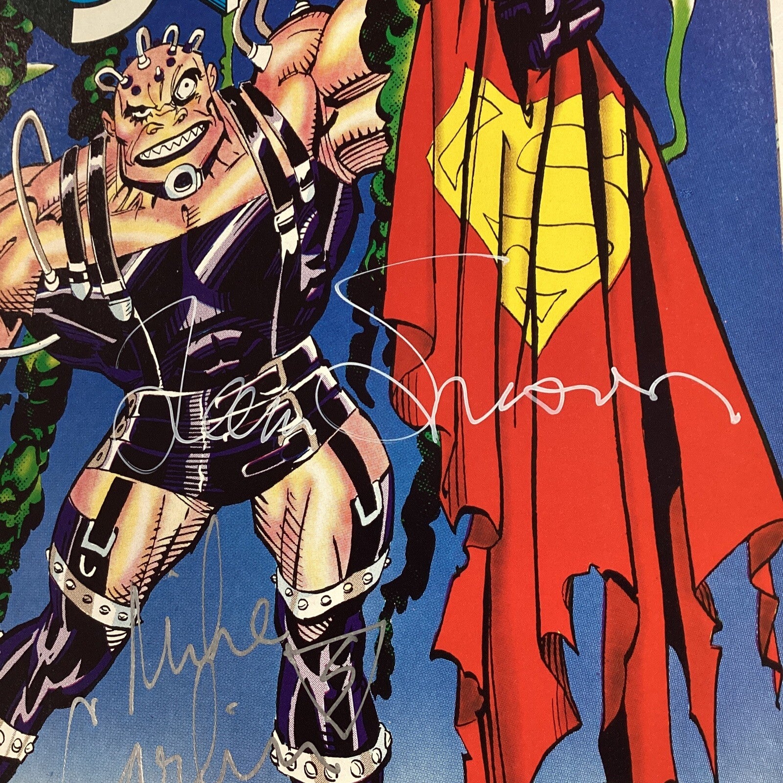 Superman Man of Steel #29 1994 Signed by Simonson & Mike Carlin3