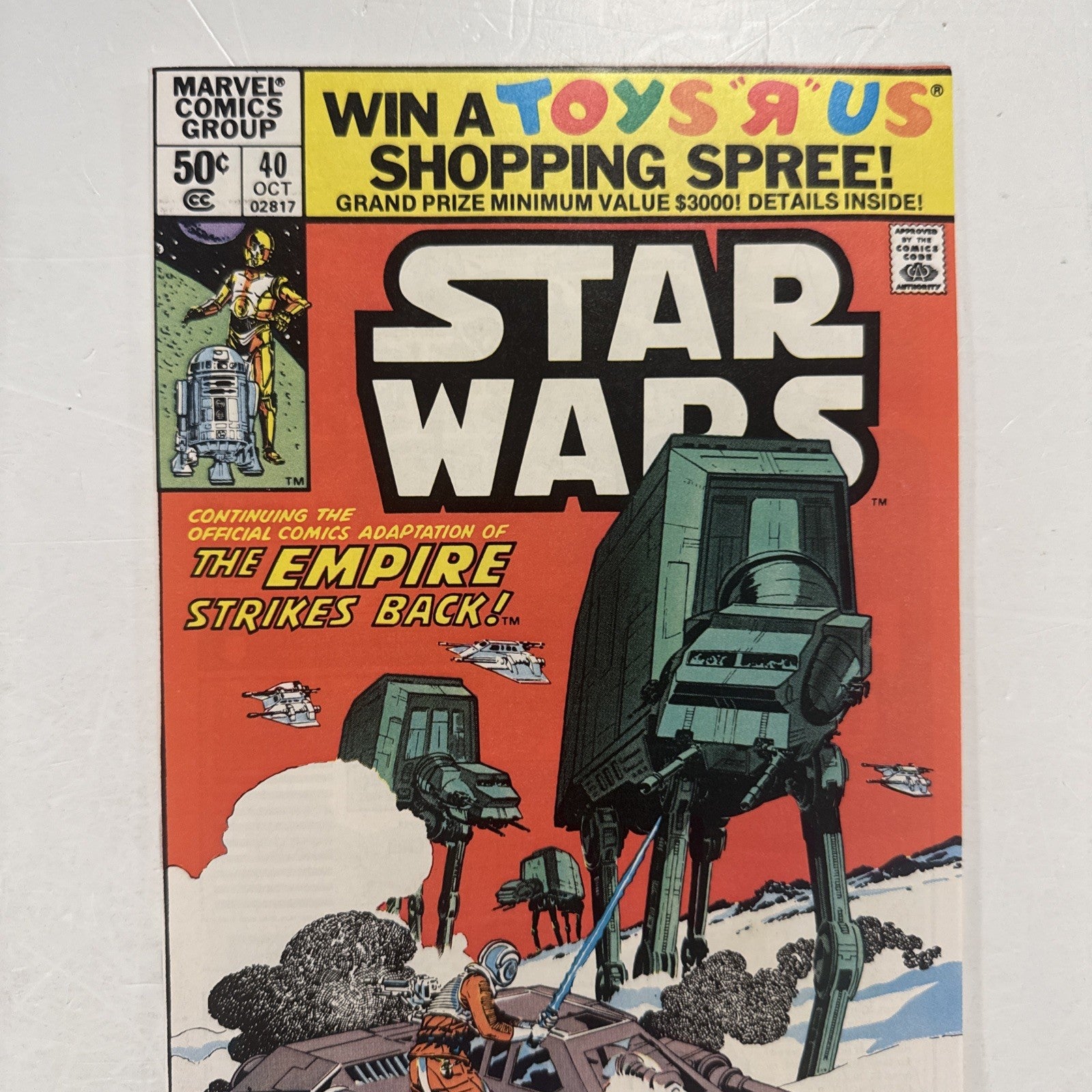 Star Wars #40 1980 VF/NM Newsstand The Empire Strikes Back storyline Part 21