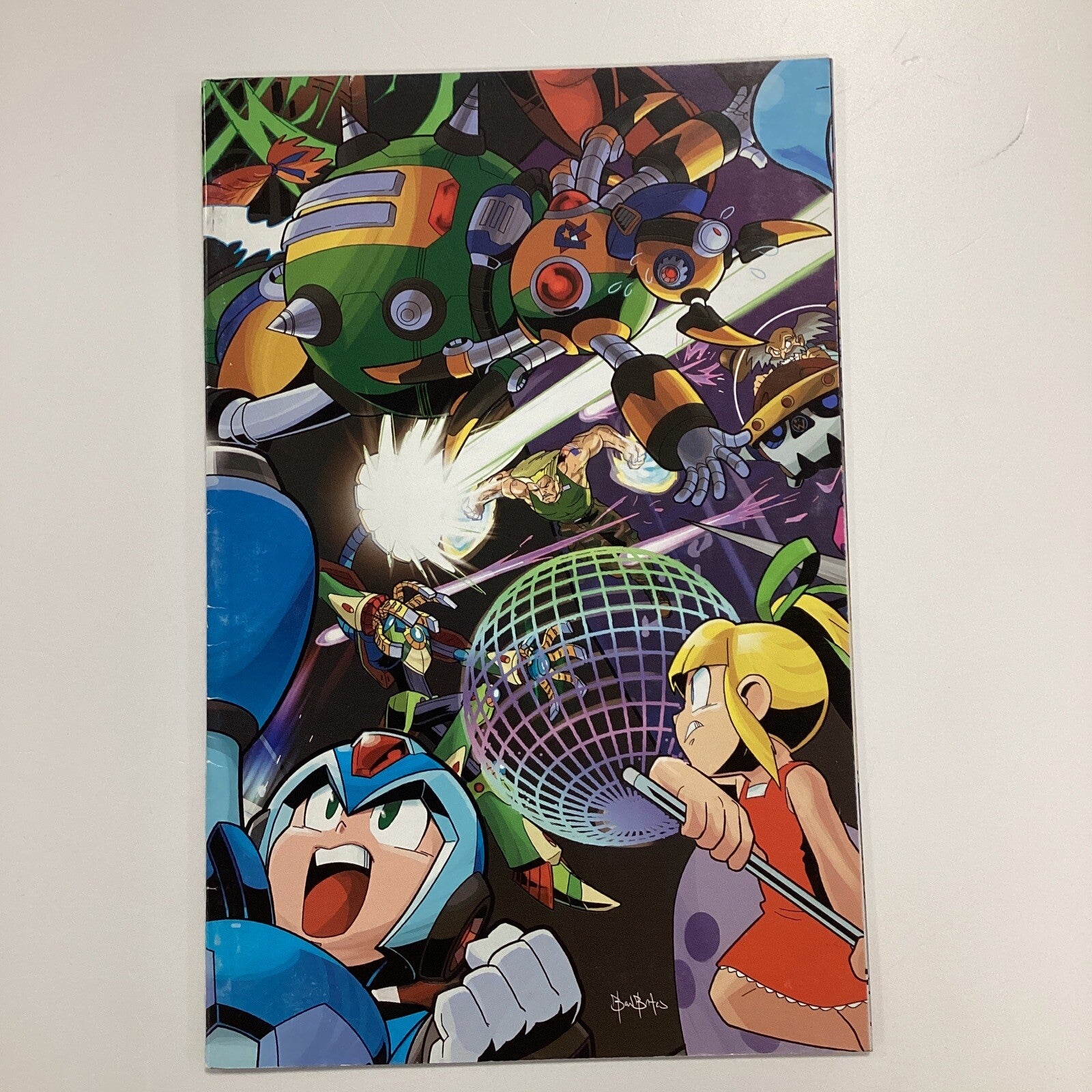 Sonic The Hedgehog #274 2015 FN Worlds Unite Connecting Variant Sega Capcom0