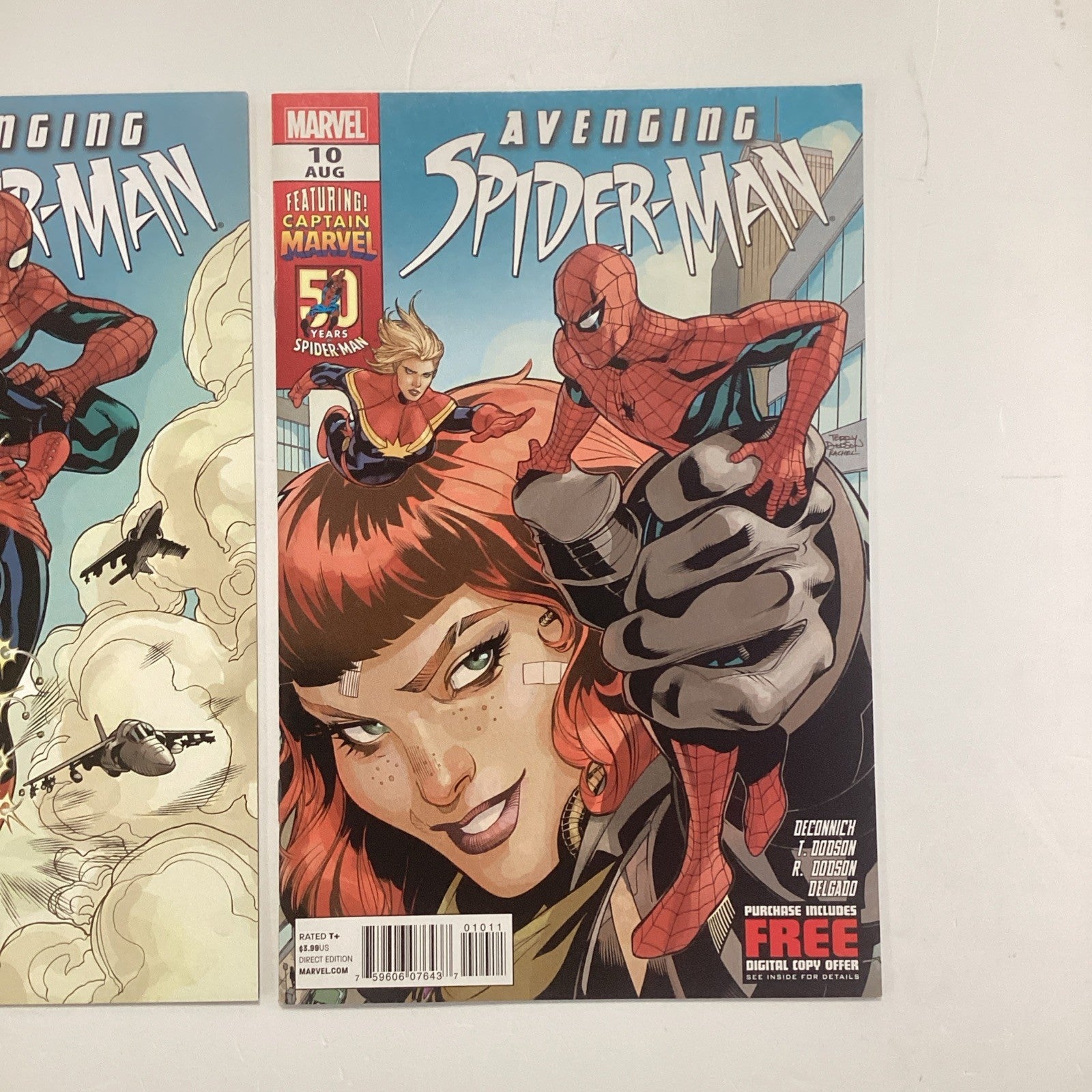 Avenging Spider Man #9 FN/VF & #10 VF+ 2012 FN/VF 1st & 2nd Carol Danvers2
