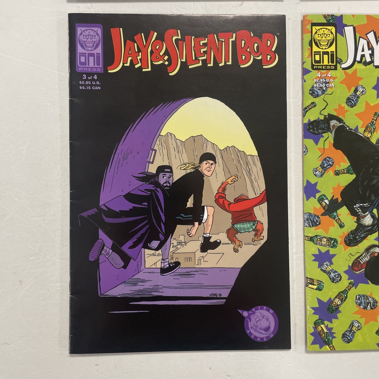 Jay and Silent Bob #1-4 1998 Mid Grades Complete Set3