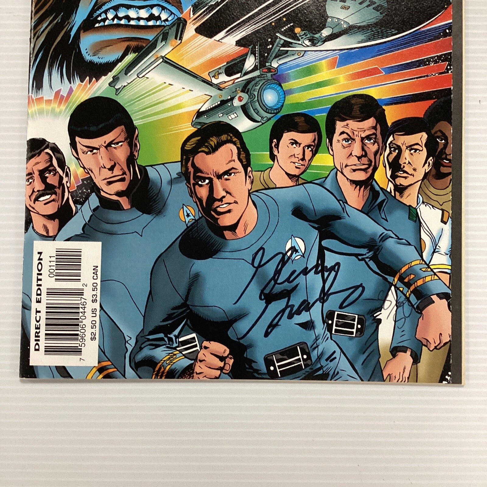 Star Trek Untold Voyages #1 1998 VF/NM signed Glenn Greenberg DF CoA 81/5003
