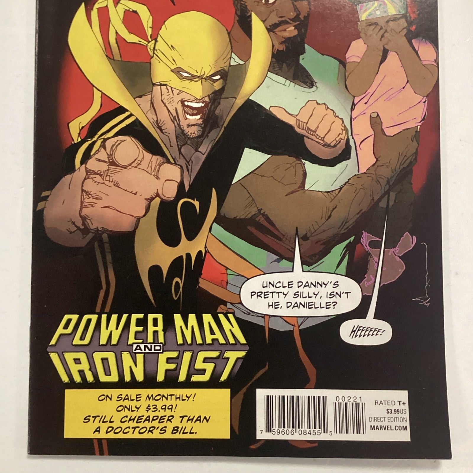 Power Man and Iron Fist #2 2016 VF/NM 1:25 Bill Sienkiewicz Variant2
