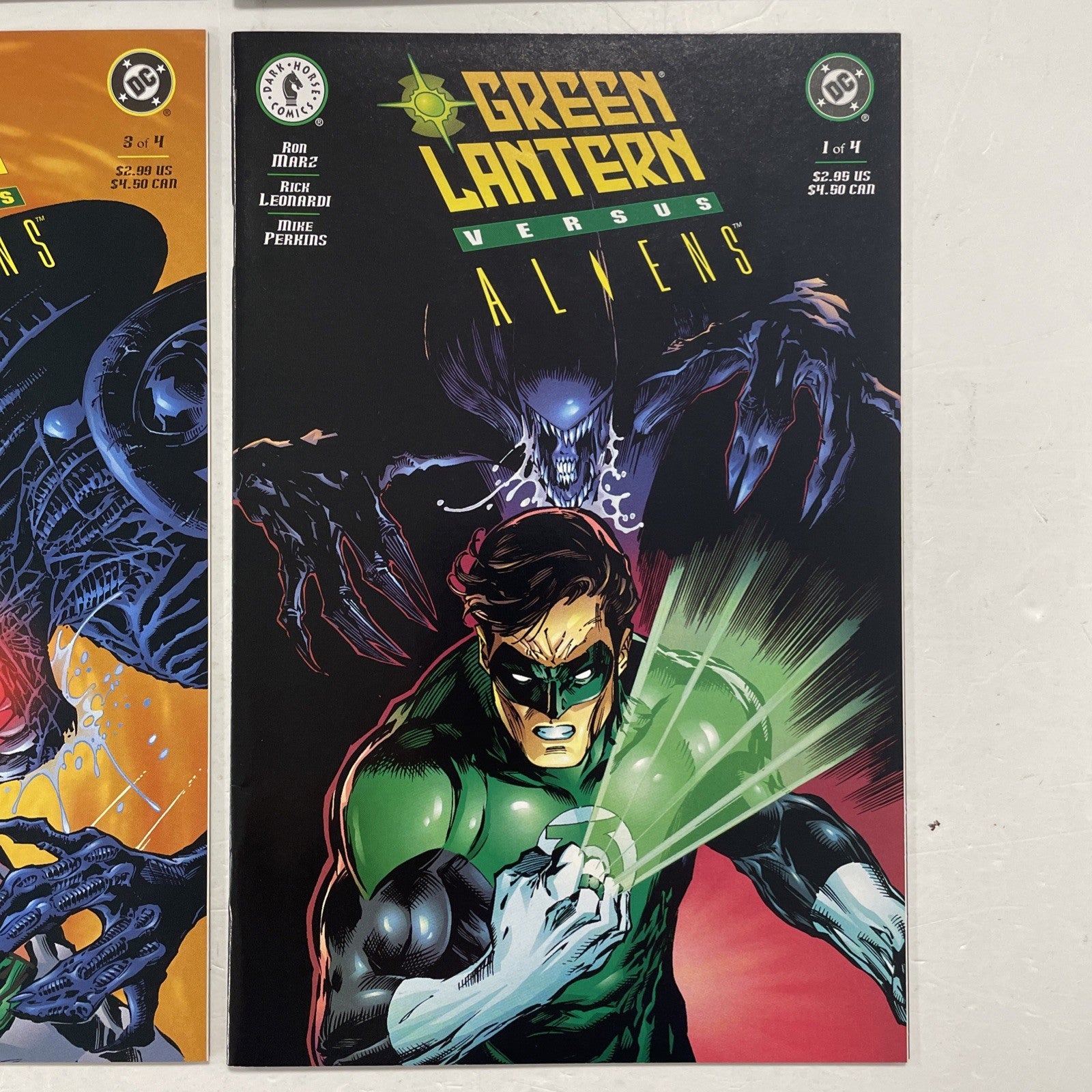 Green Lantern vs Aliens #1-4 2000 VF/NM Complete Set Dark Horse Comics DC4