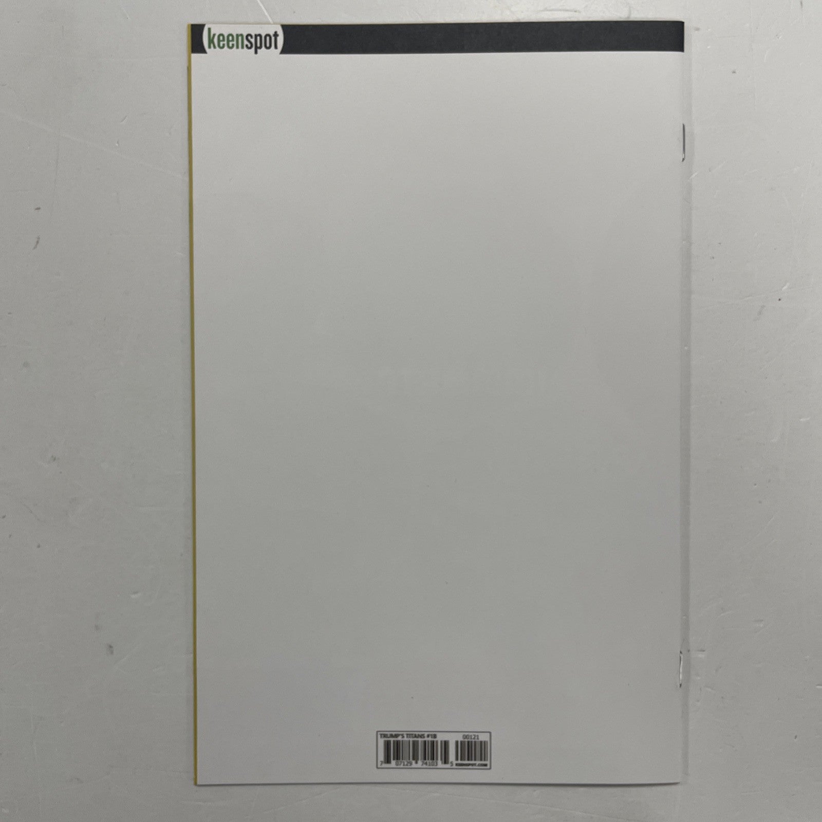 Trumps Titans #1 2017 NM Blank sketch Variant Keenspot4