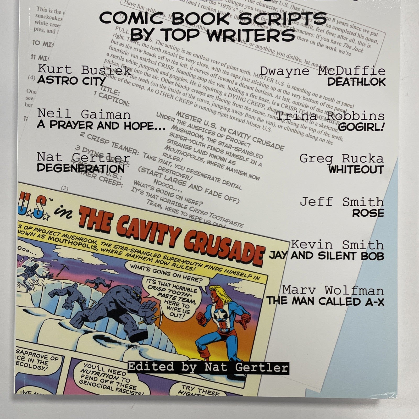 Panel One & Panel Two: Comic Book Scripts by Top Writers  2002, 2003 1st Prints3