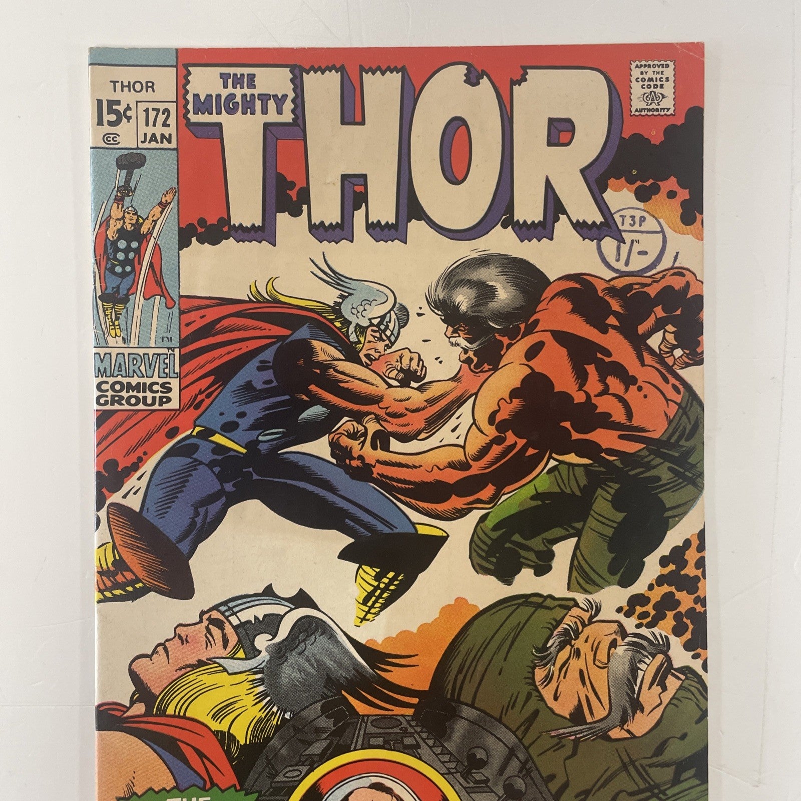 The Mighty Thor #172 1970 FN Pence Stamp1