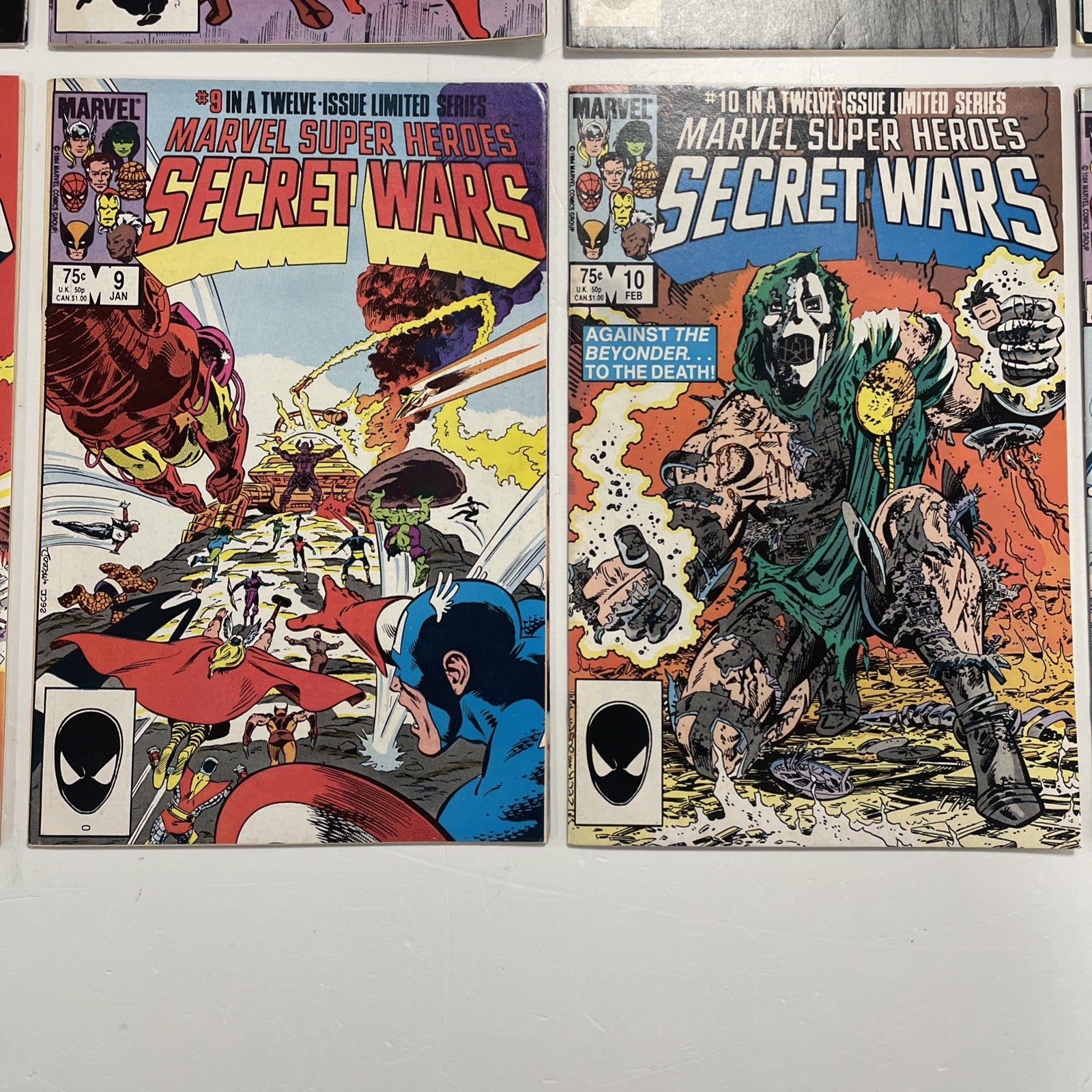 Marvel Super-heroes Secret Wars #1-12 Complete Set  Origin of Symbiot & More!5