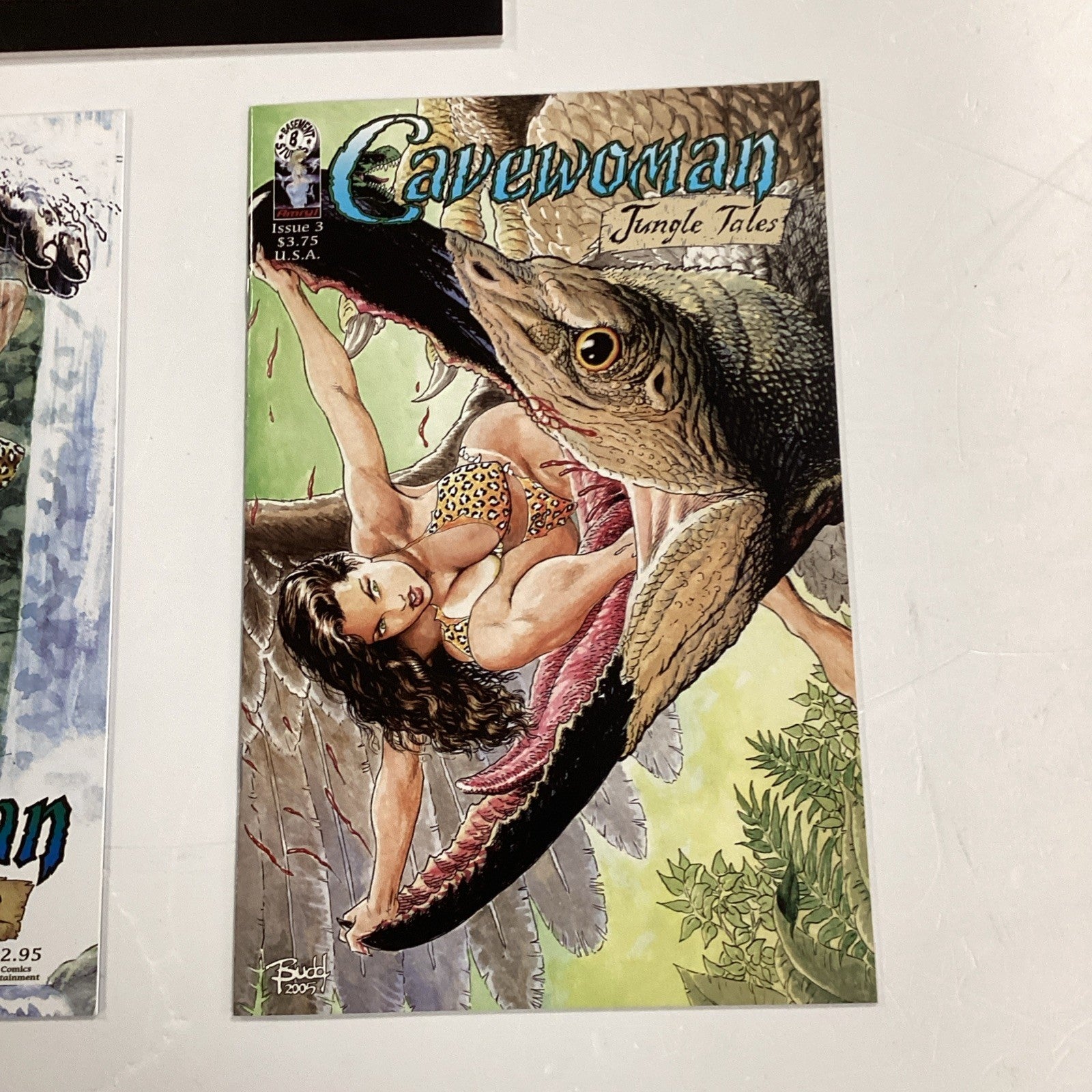Jungle Tales of Cavewoman #1-3 1998, 2003, 2005 AVg FN/VF Basement Comics3