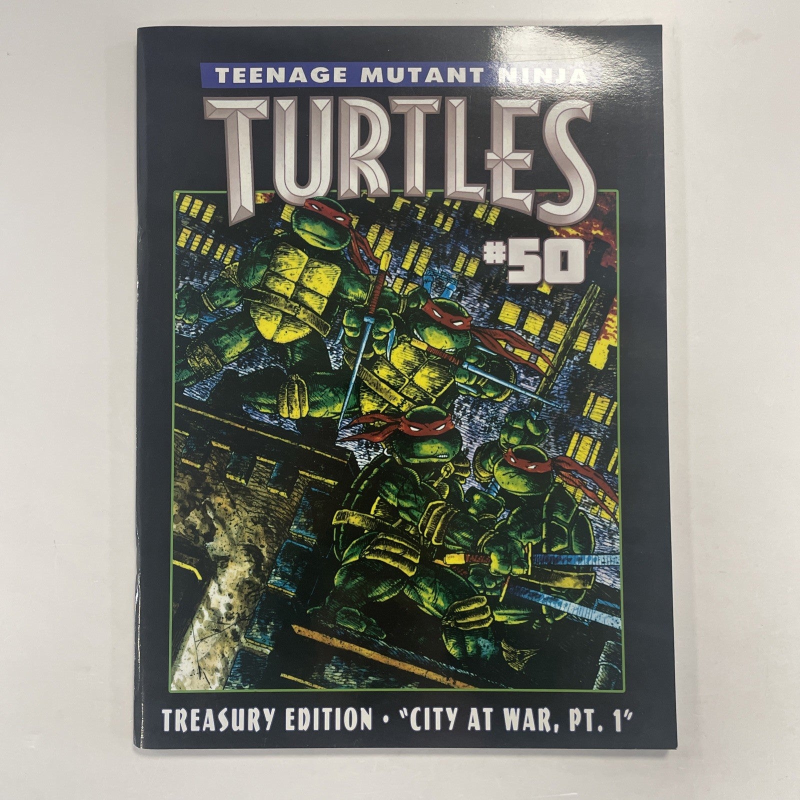 Teenage Mutant Ninja Turtles #50 2013 Treasury Editon Oversized City At War Pt10