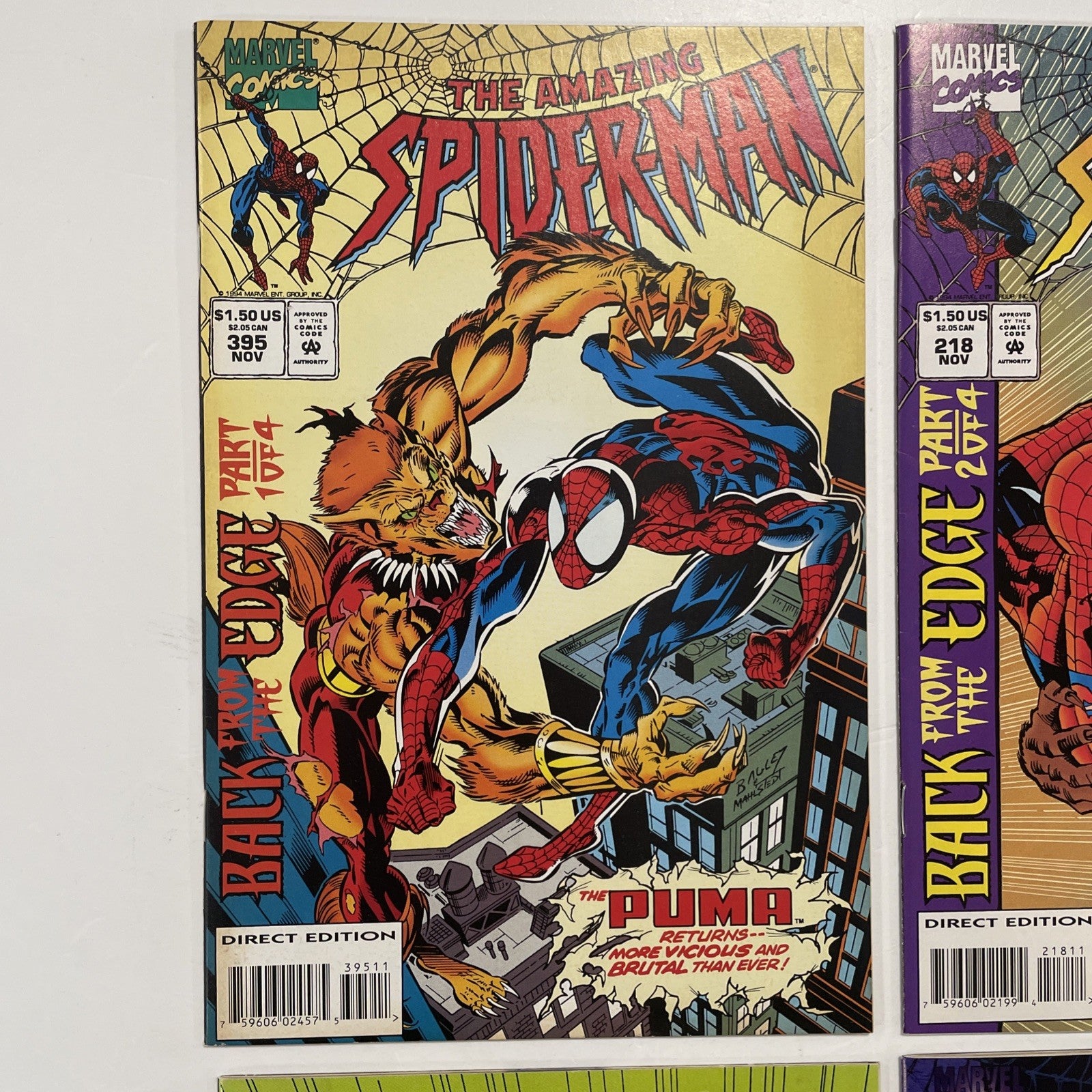 Spider-Man: Back from the Edge #1-4 1994 Complete Set1
