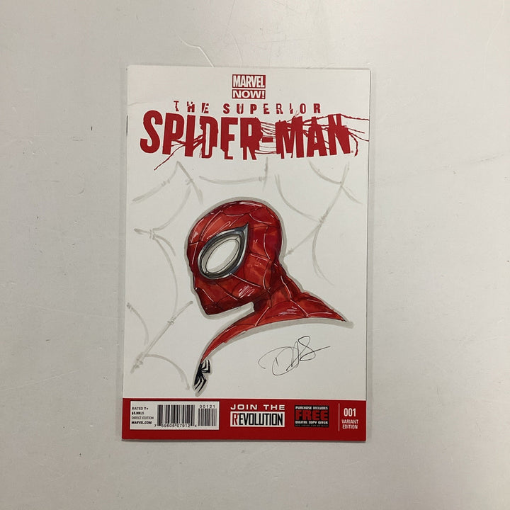 The Superior Spider-Man #1 Variant Edition Sketchbook Cover by Danny Haas0