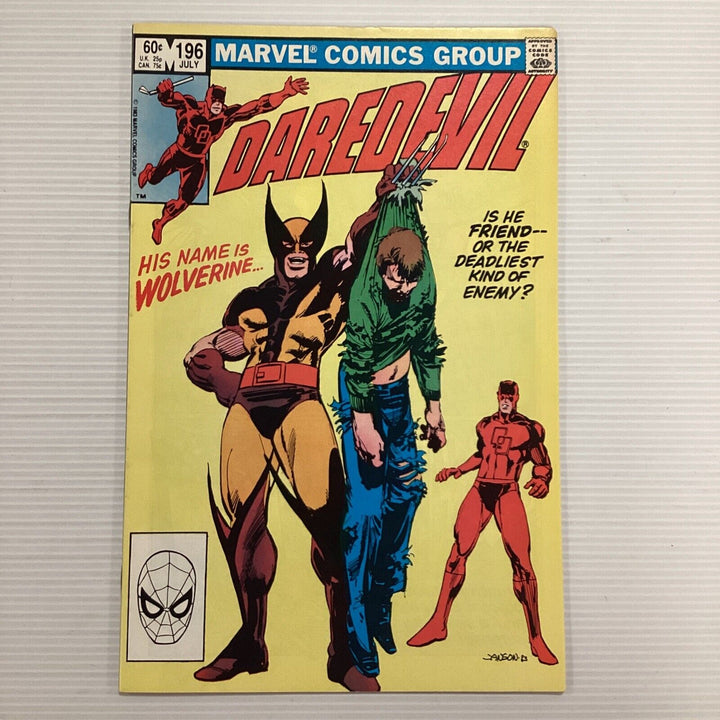 Daredevil #196 1983 VF Daredevil Vs. Wolverine