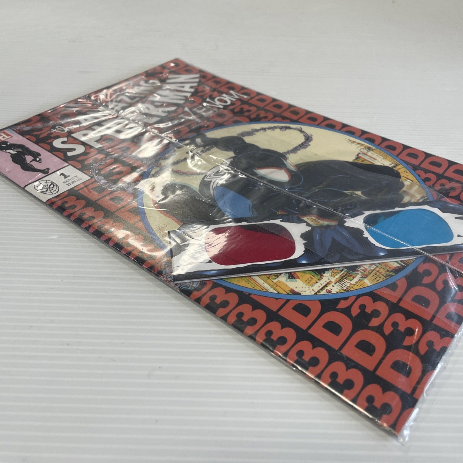 Amazing Spider-Man #300 3-D 2019 Reprint Sealed w/ Glasses 1st Venom3