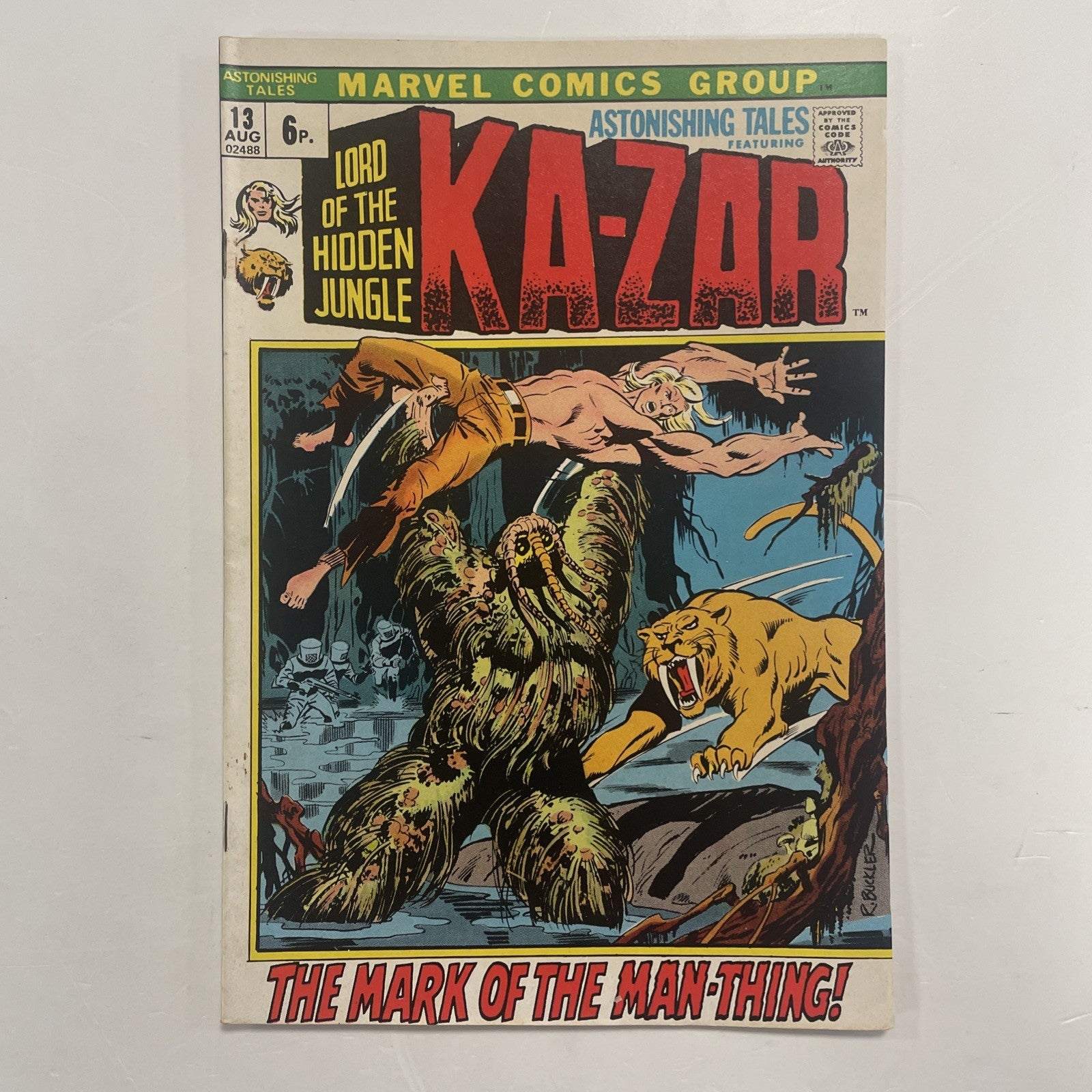 Astonishing Tales #13 1972 FN 1st Man-Thing Cover **See Description**0