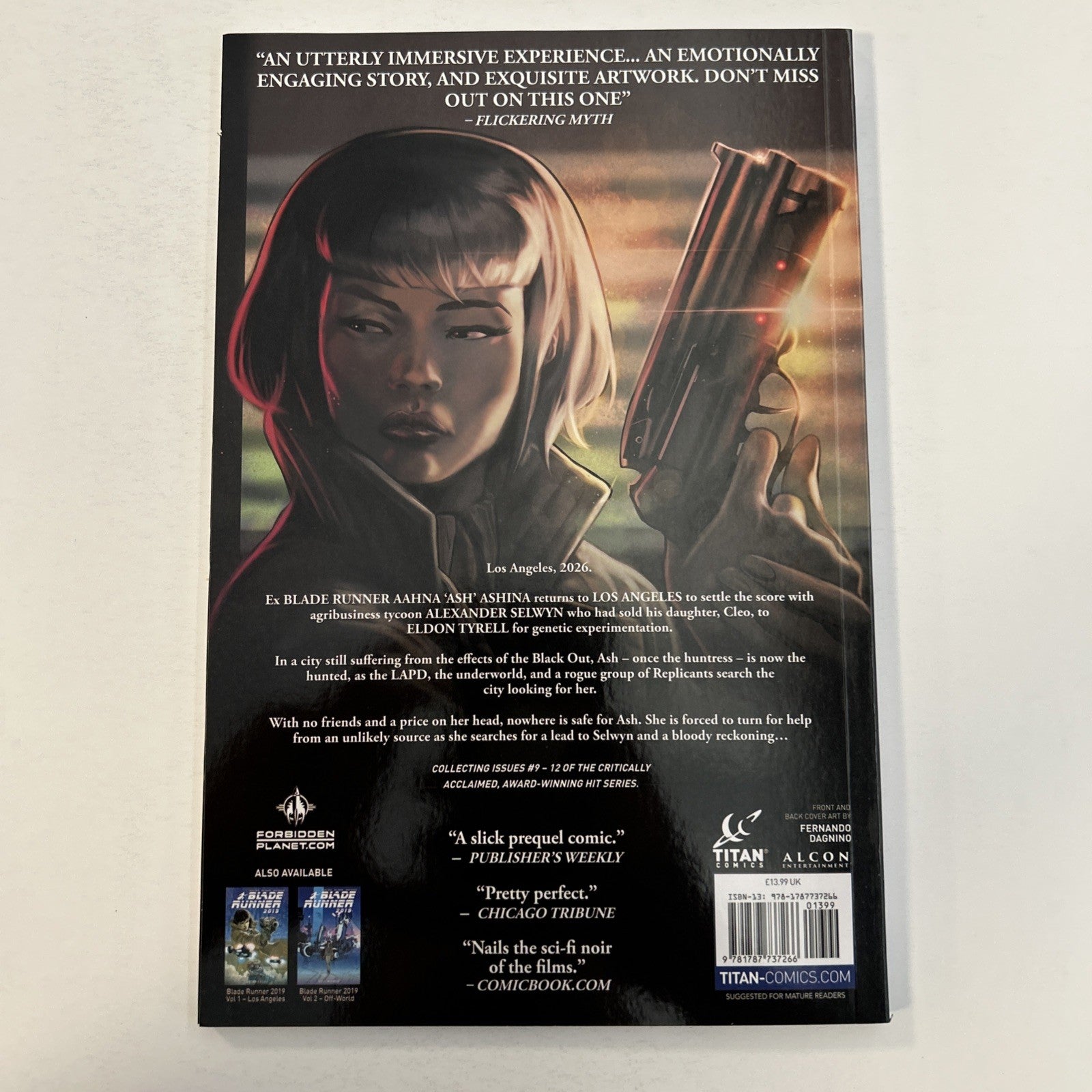 Blade Runner 2019 Home Again TPB Vol. 3 Inc Forbidden Planet Signed Card6
