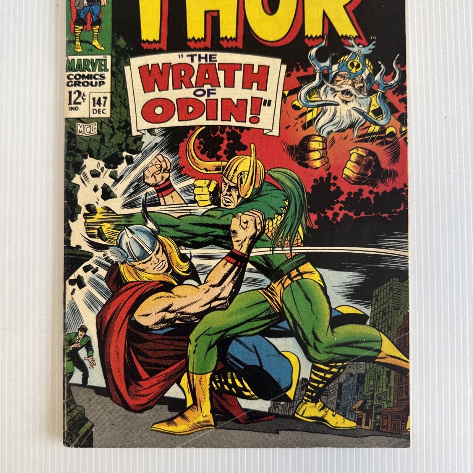 The Mighty Thor #147 1967 VG+ Origin of Inhumans **Manufactured with one staple2